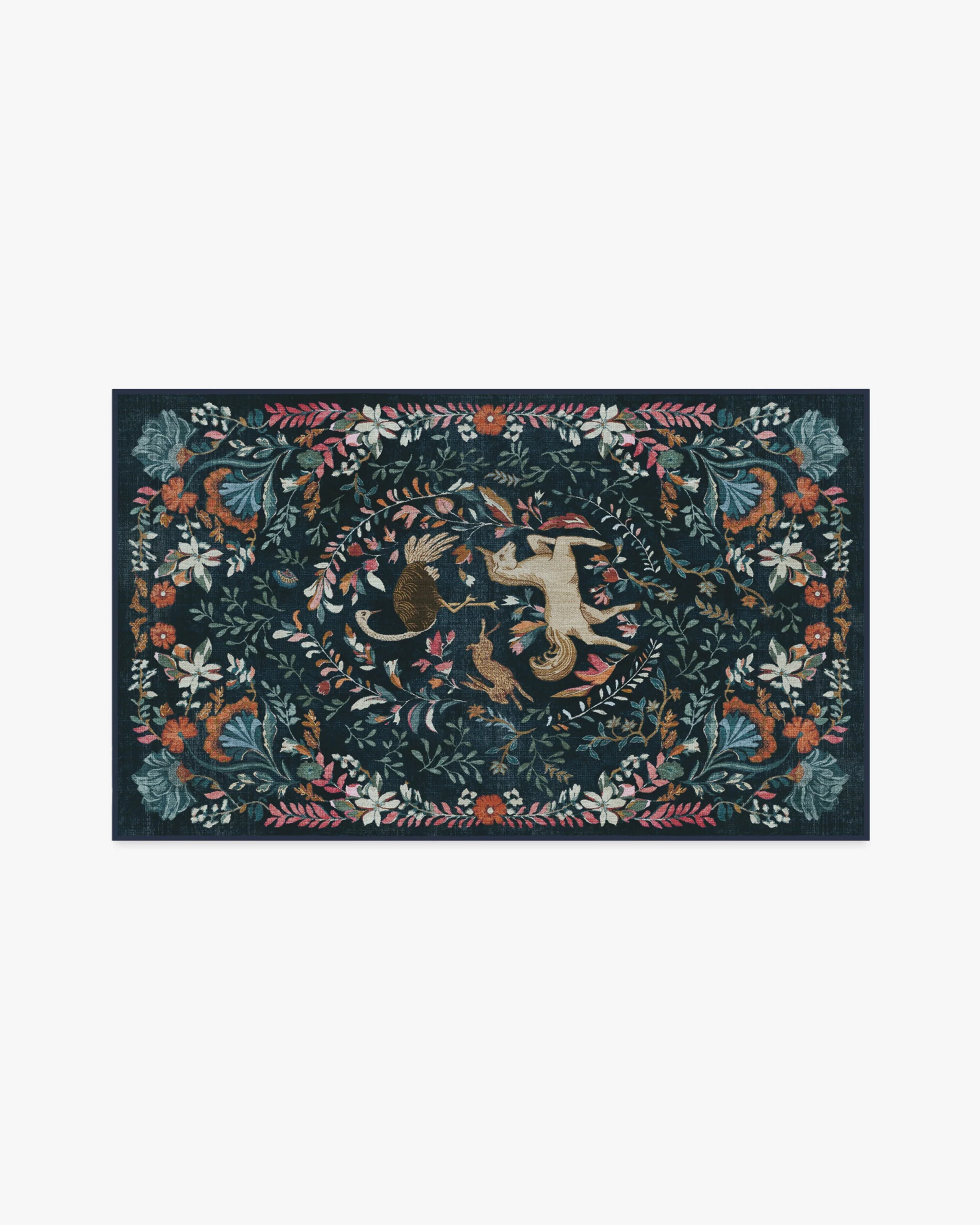 Dreamweaver Blue Multicolor Rug by Iris Apfel - Image 5