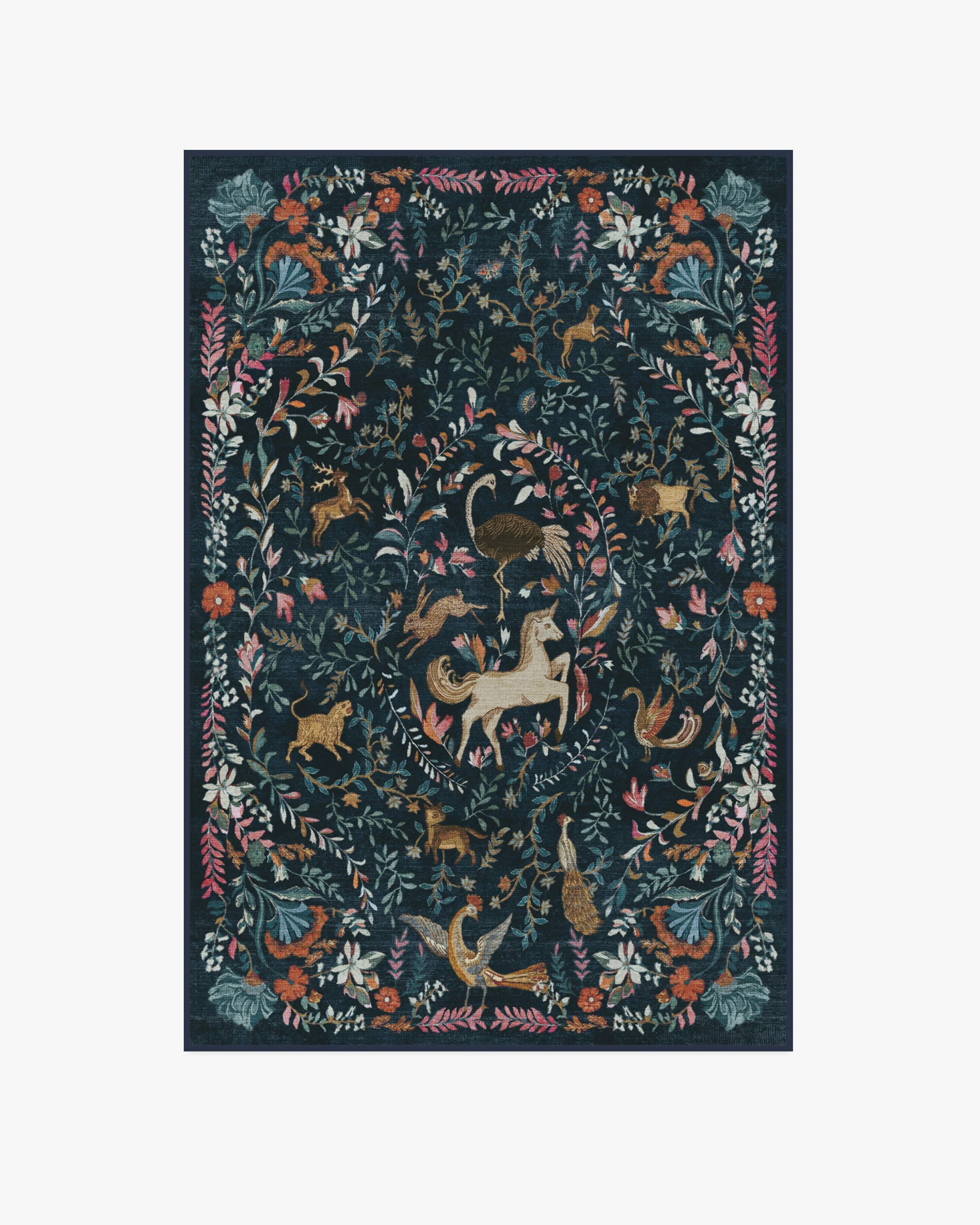 Dreamweaver Blue Multicolor Rug by Iris Apfel - Image 6