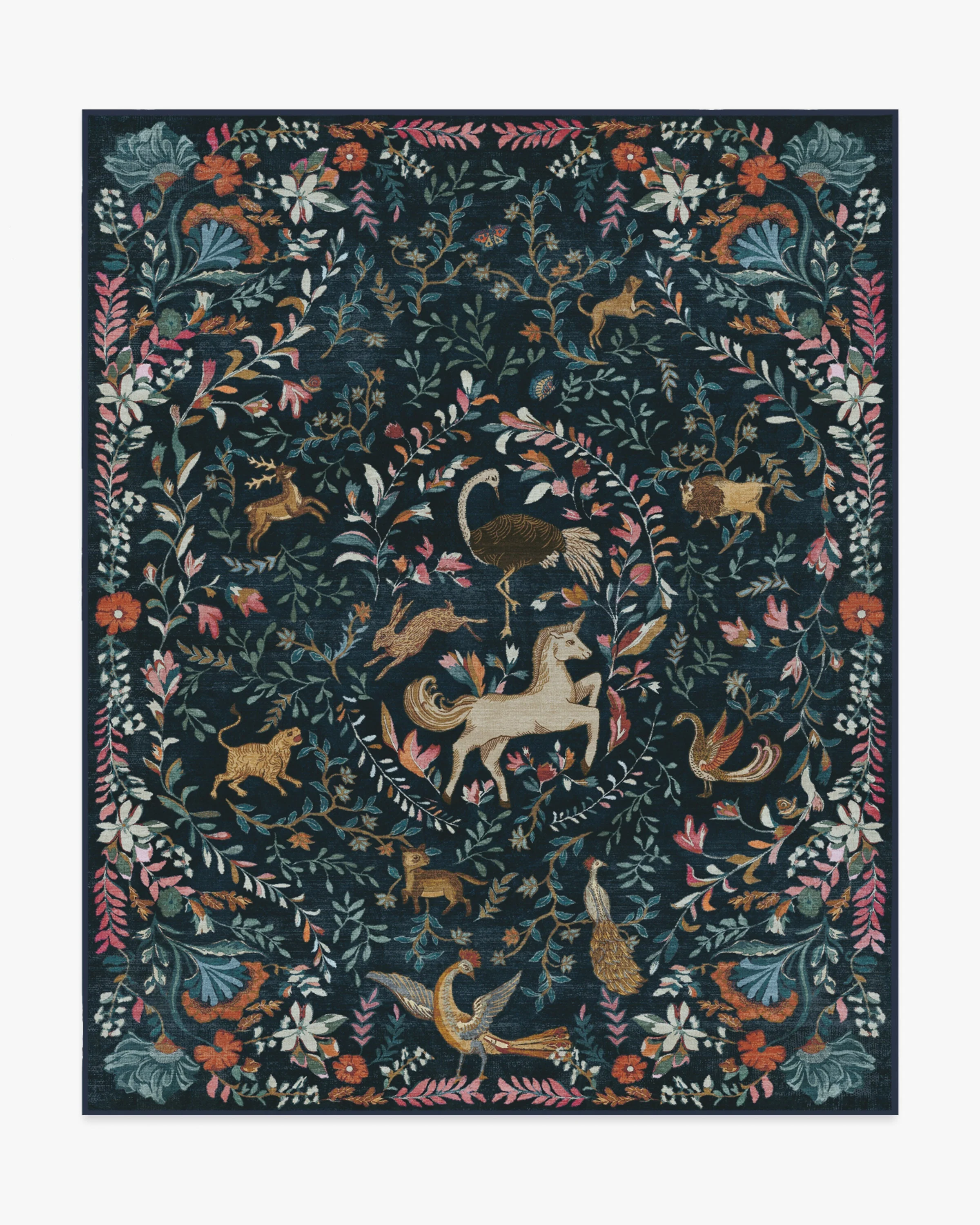 Dreamweaver Blue Multicolor Rug by Iris Apfel - Image 8