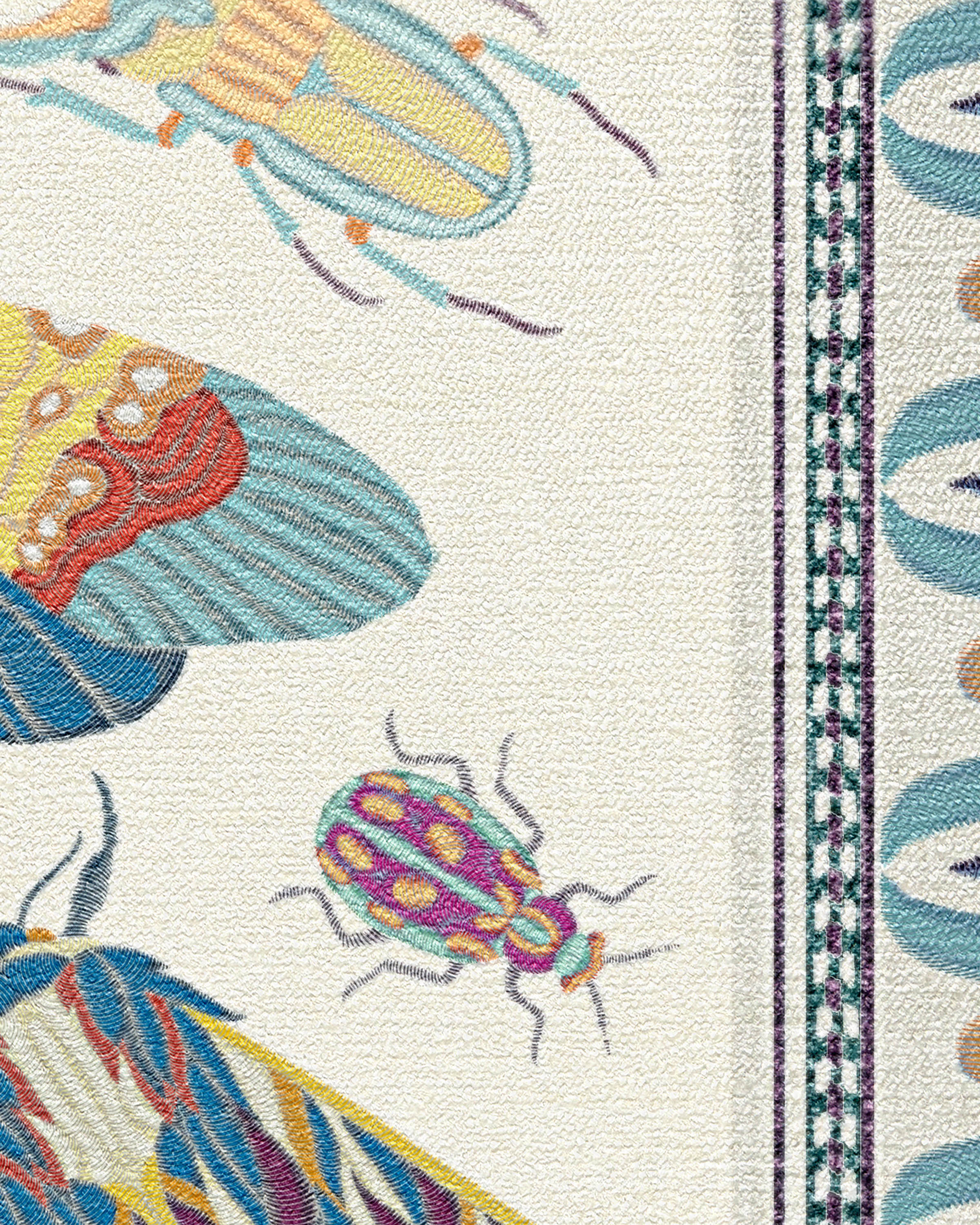 Flutterby Ivory Rug by Iris Apfel - Image 2