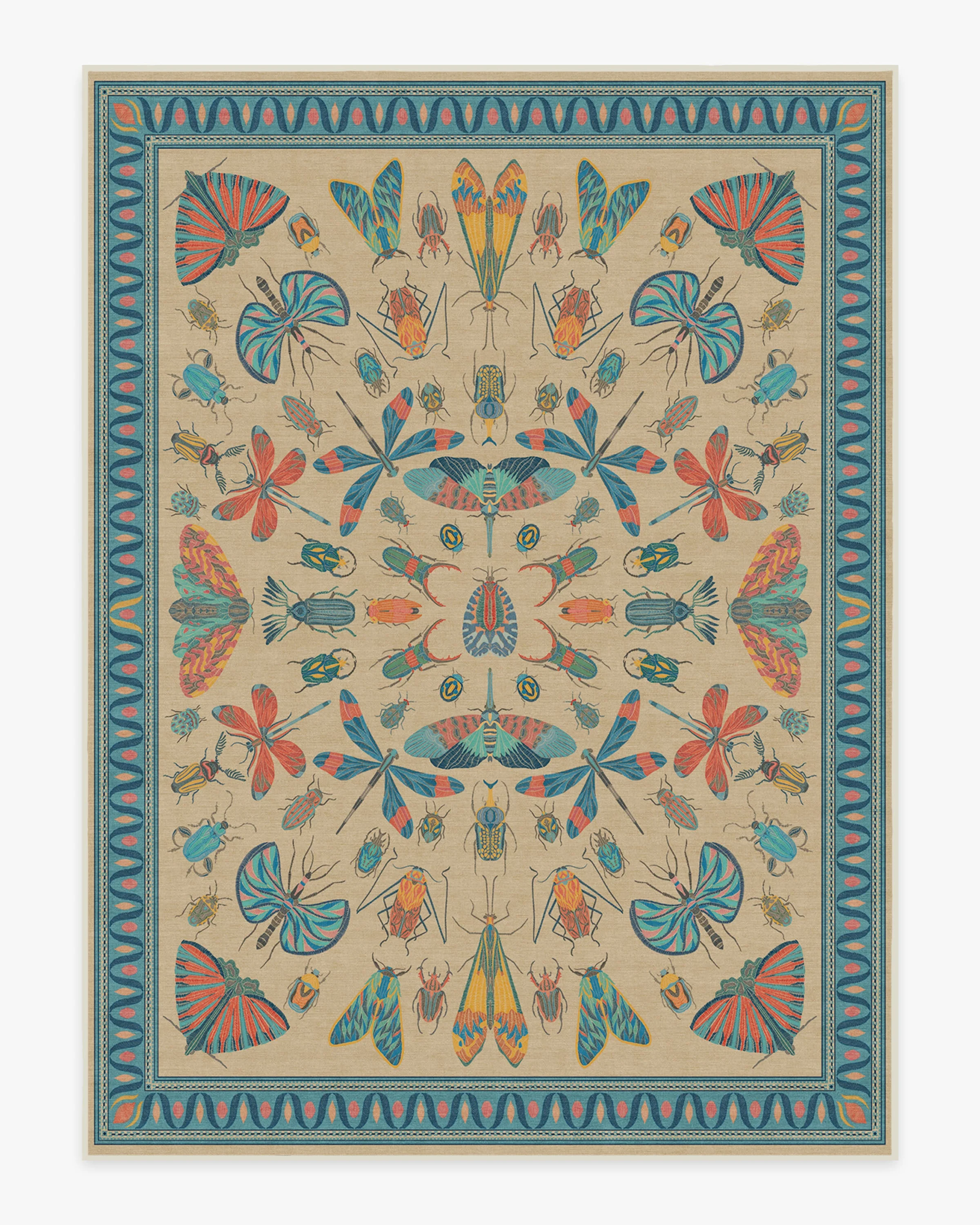 Flutterby Multicolor Flatwoven Rug by Iris Apfel - Image 17