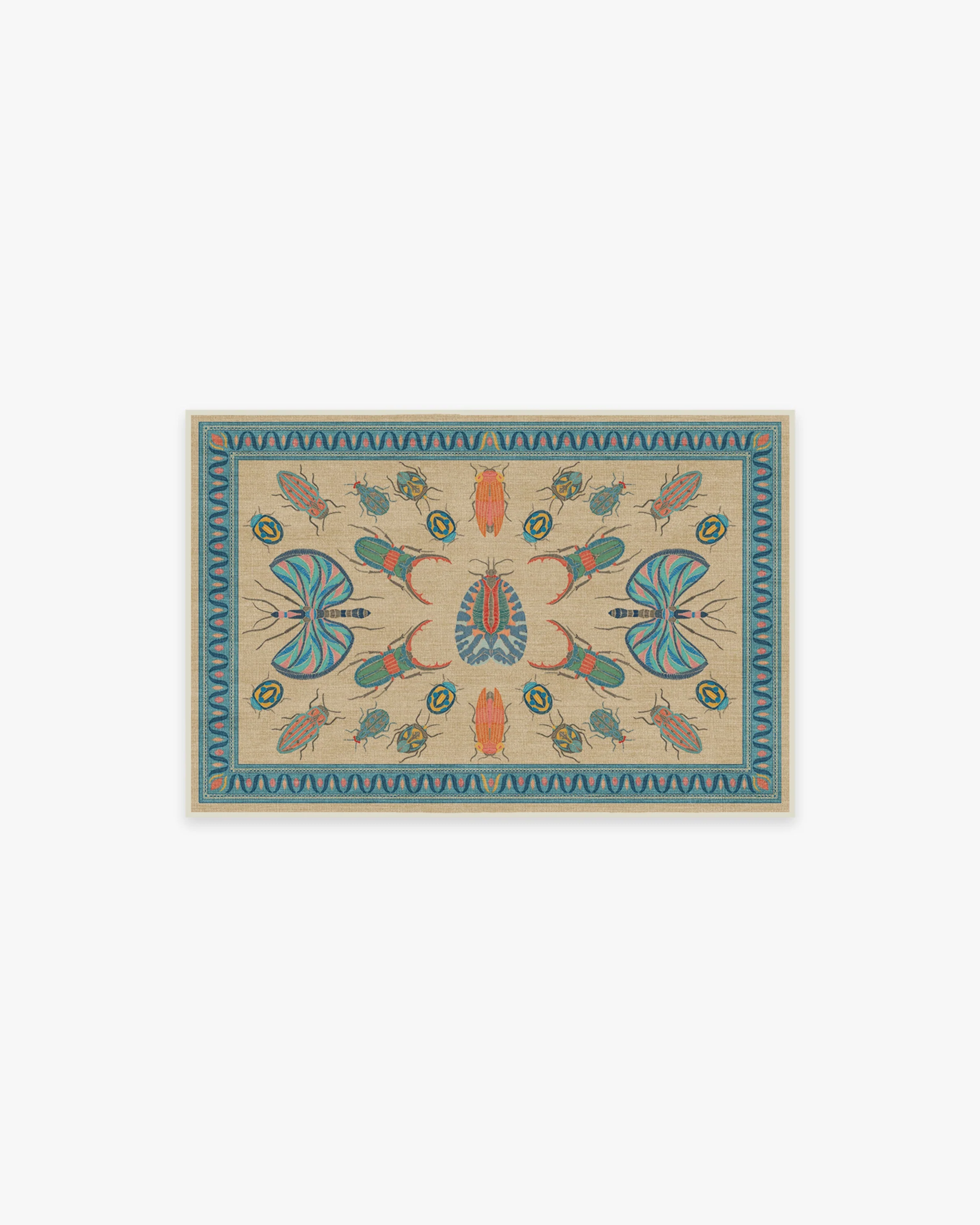 Flutterby Multicolor Flatwoven Rug by Iris Apfel - Image 9