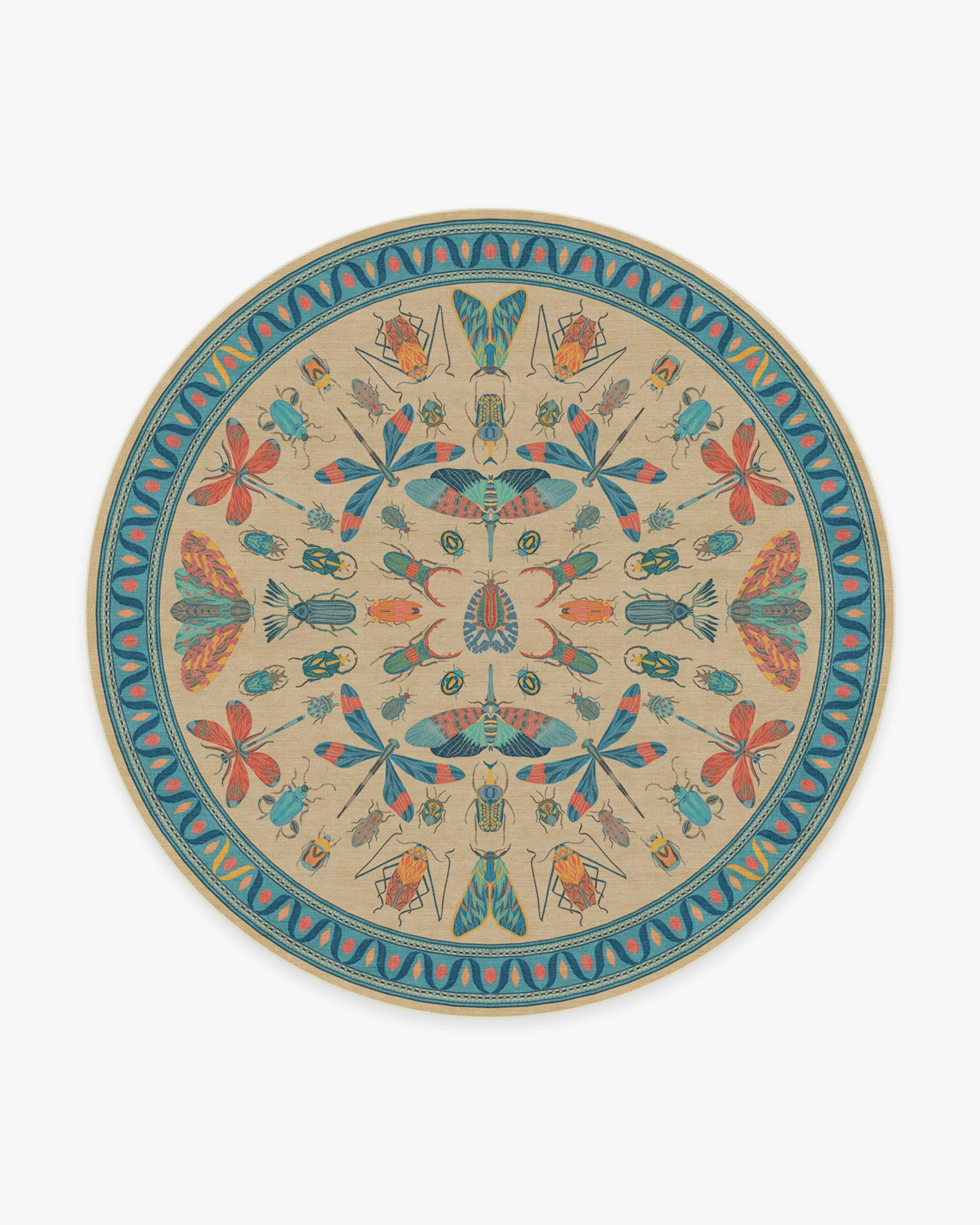 Flutterby Multicolor Rug by Iris Apfel - Image 13