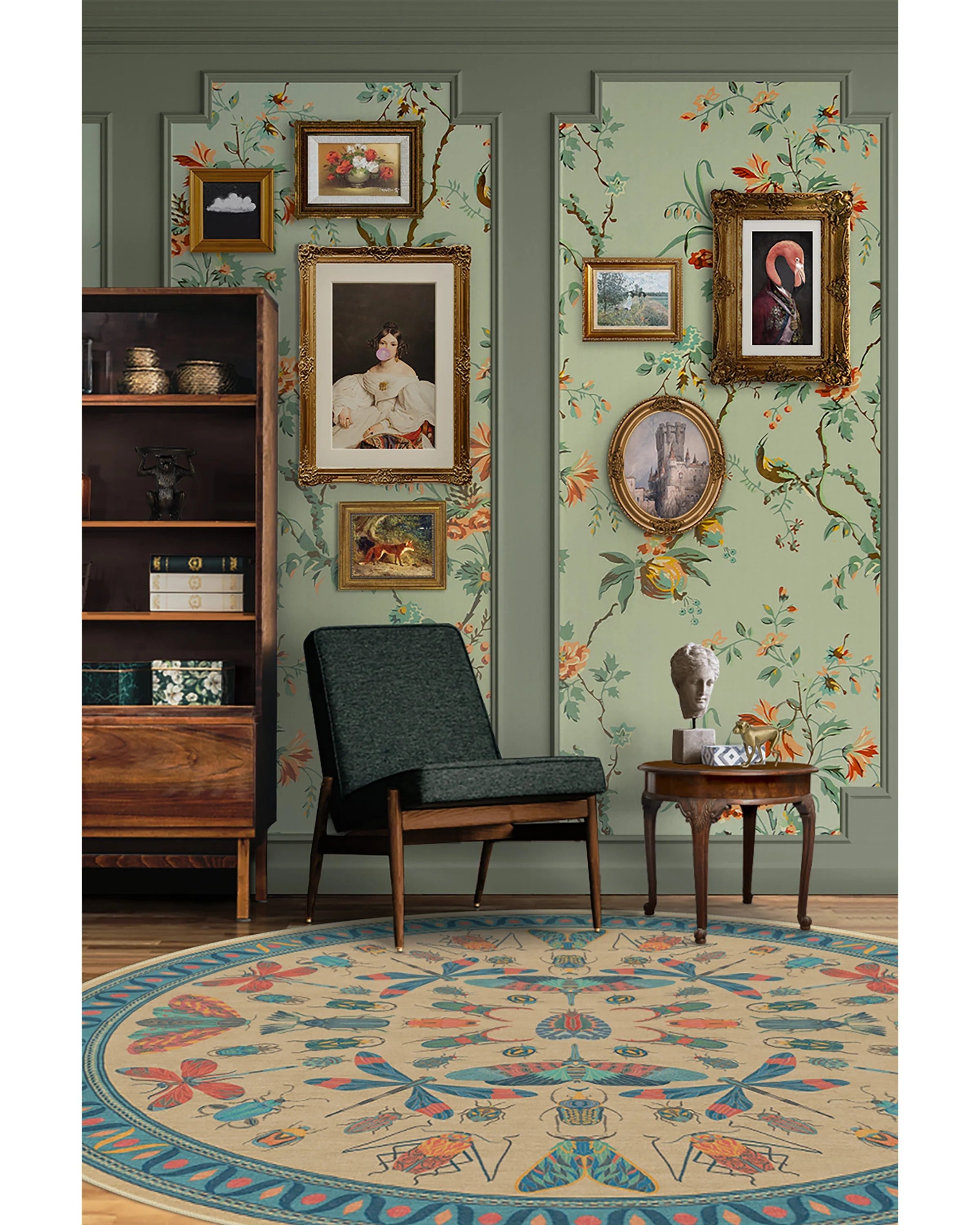 Flutterby Multicolor Rug by Iris Apfel - Image 20