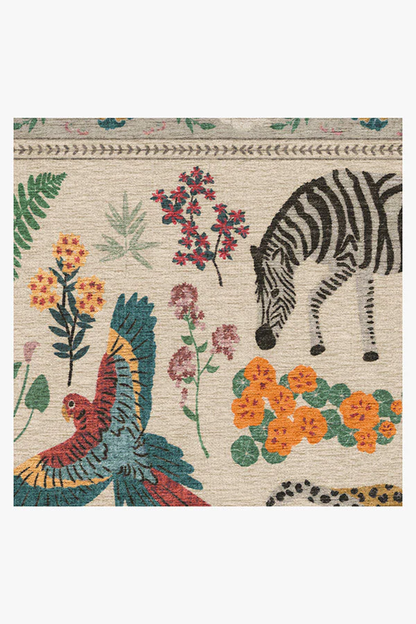Jingle Jungle Flatwoven Rug by Iris Apfel - Image 2