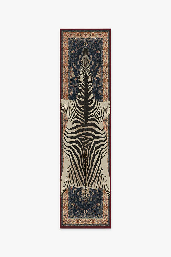 On Safari Sapphire Flatwoven Rug by Iris Apfel - Image 11