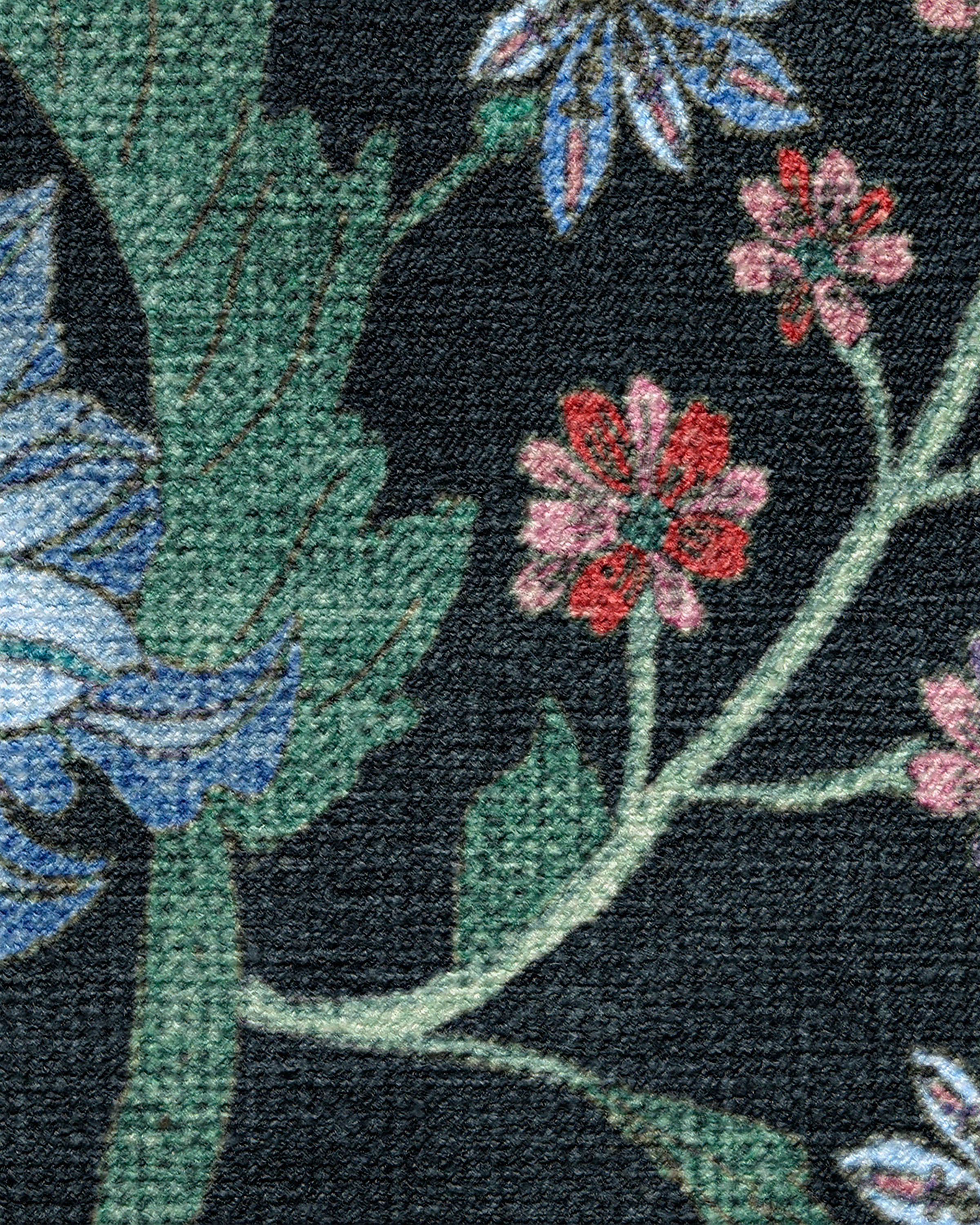 Protea Charcoal Rug by Iris Apfel - Image 2