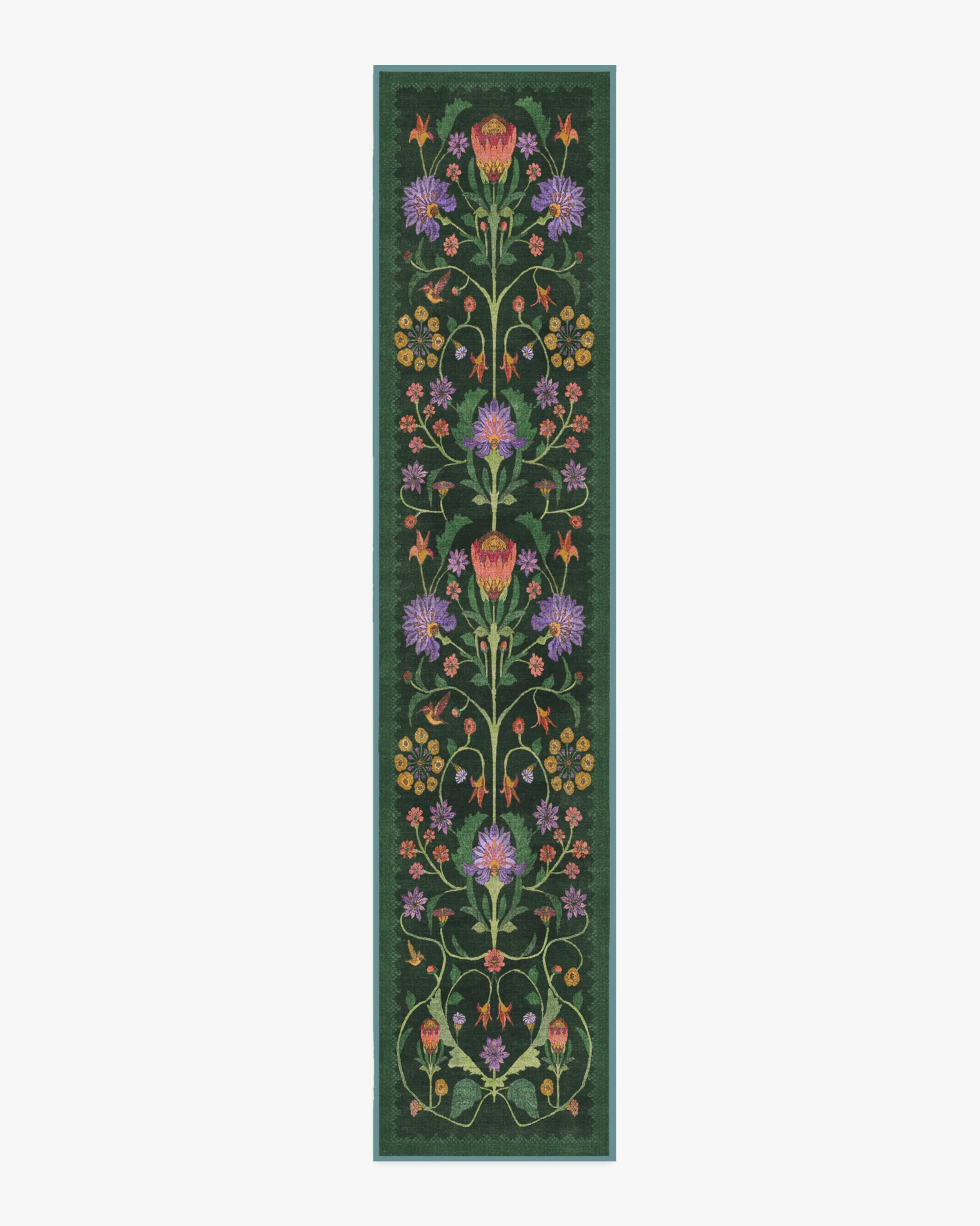 Protea Forest Green Rug by Iris Apfel - Image 4