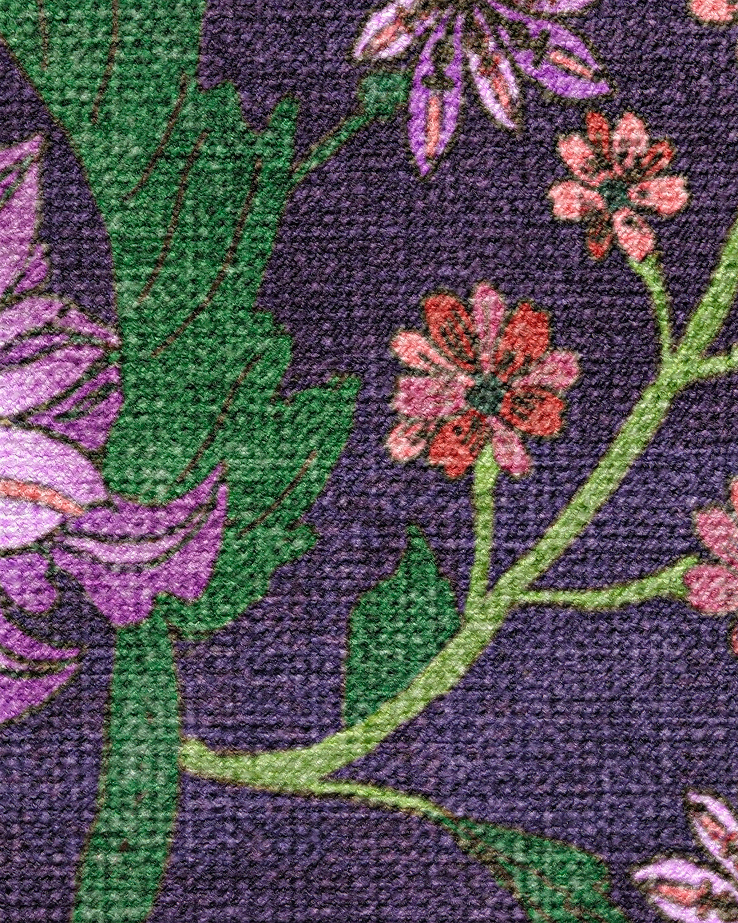 Protea Plum Rug by Iris Apfel - Image 2