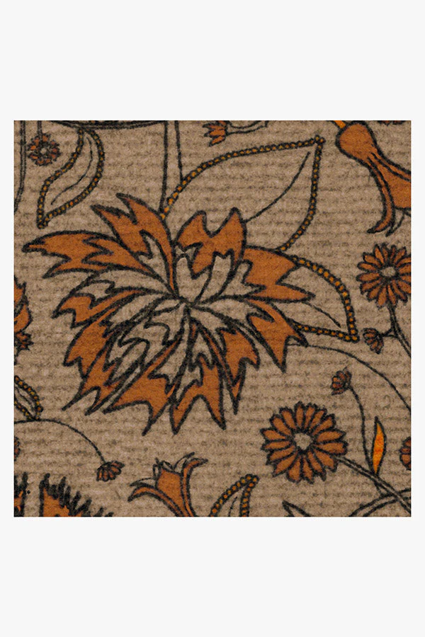 Spring Has Sprung Burnt Orange Doormat by Iris Apfel - Image 2