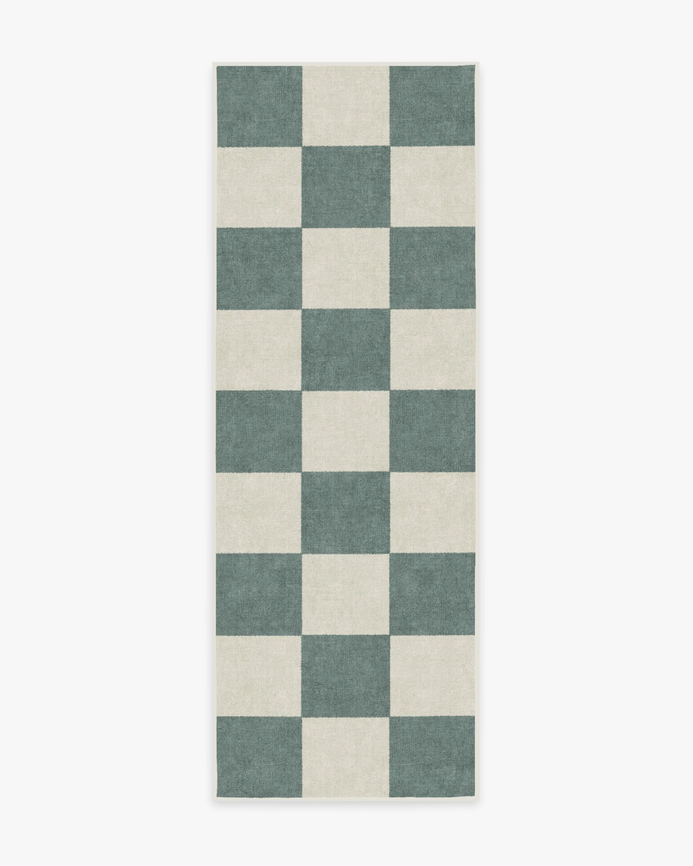 Jaque Checkered Slate Green Flatwoven Rug - Image 10