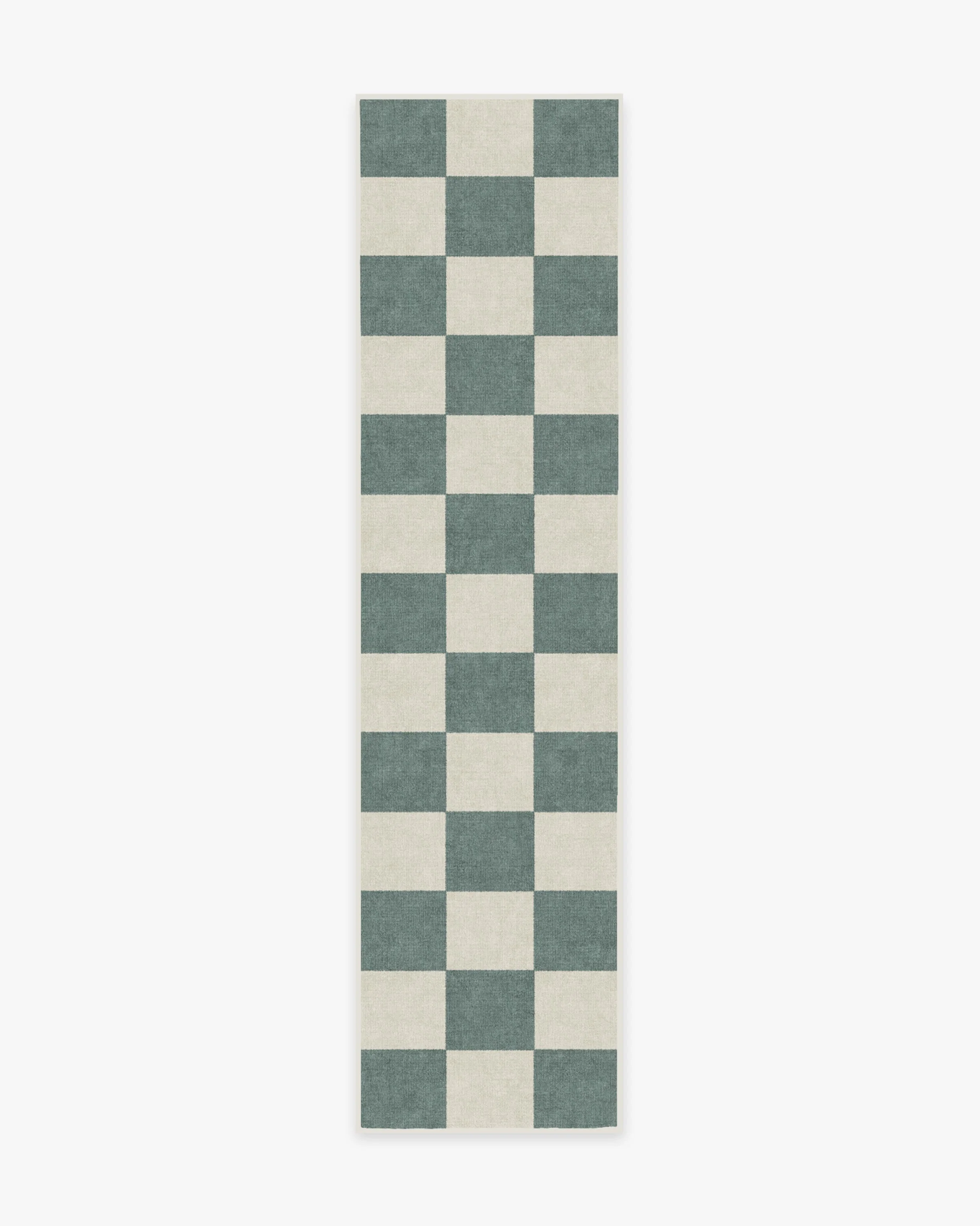 Jaque Checkered Slate Green Flatwoven Rug - Image 11