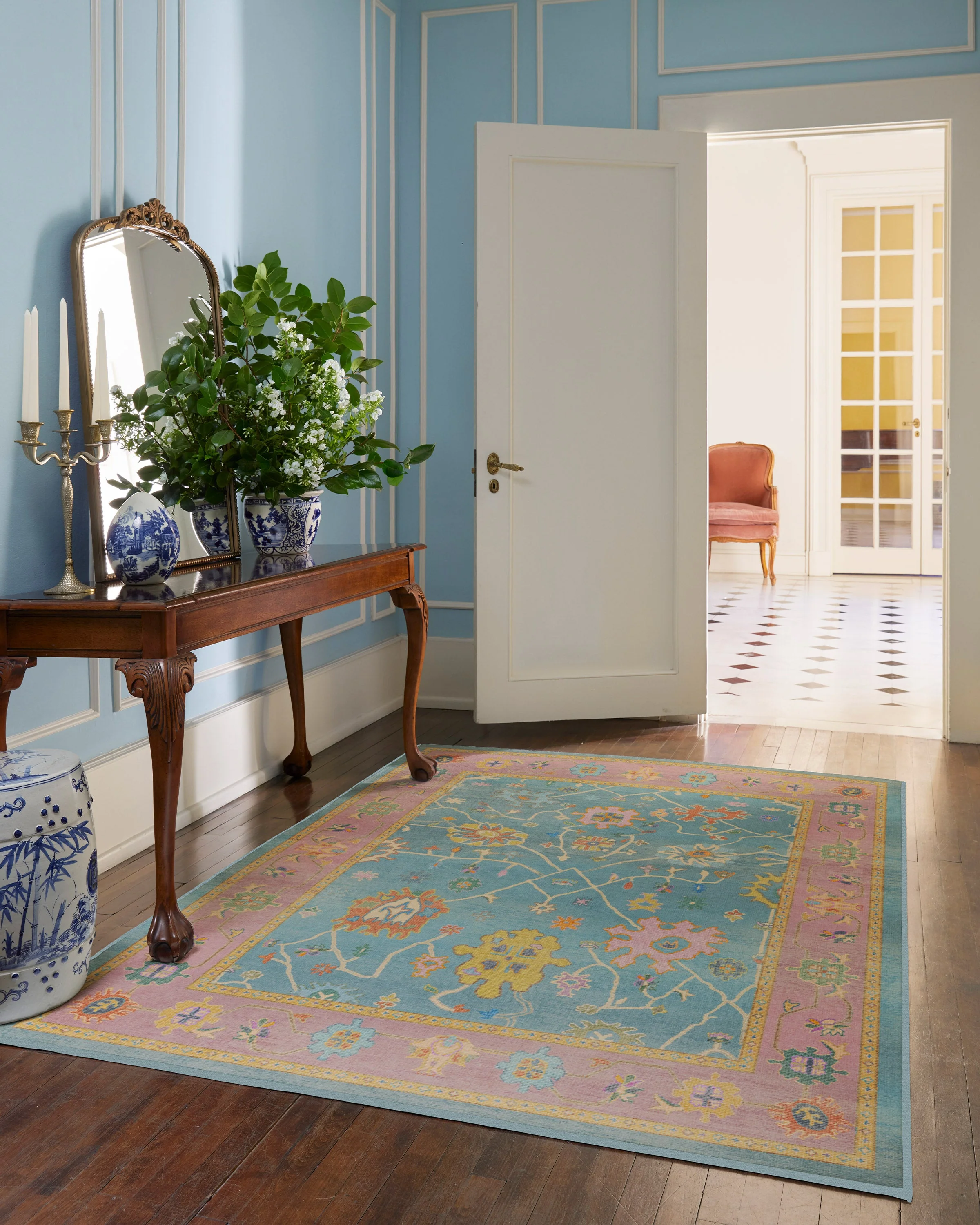 Jemima Multicolor Flatwoven Rug - Image 3