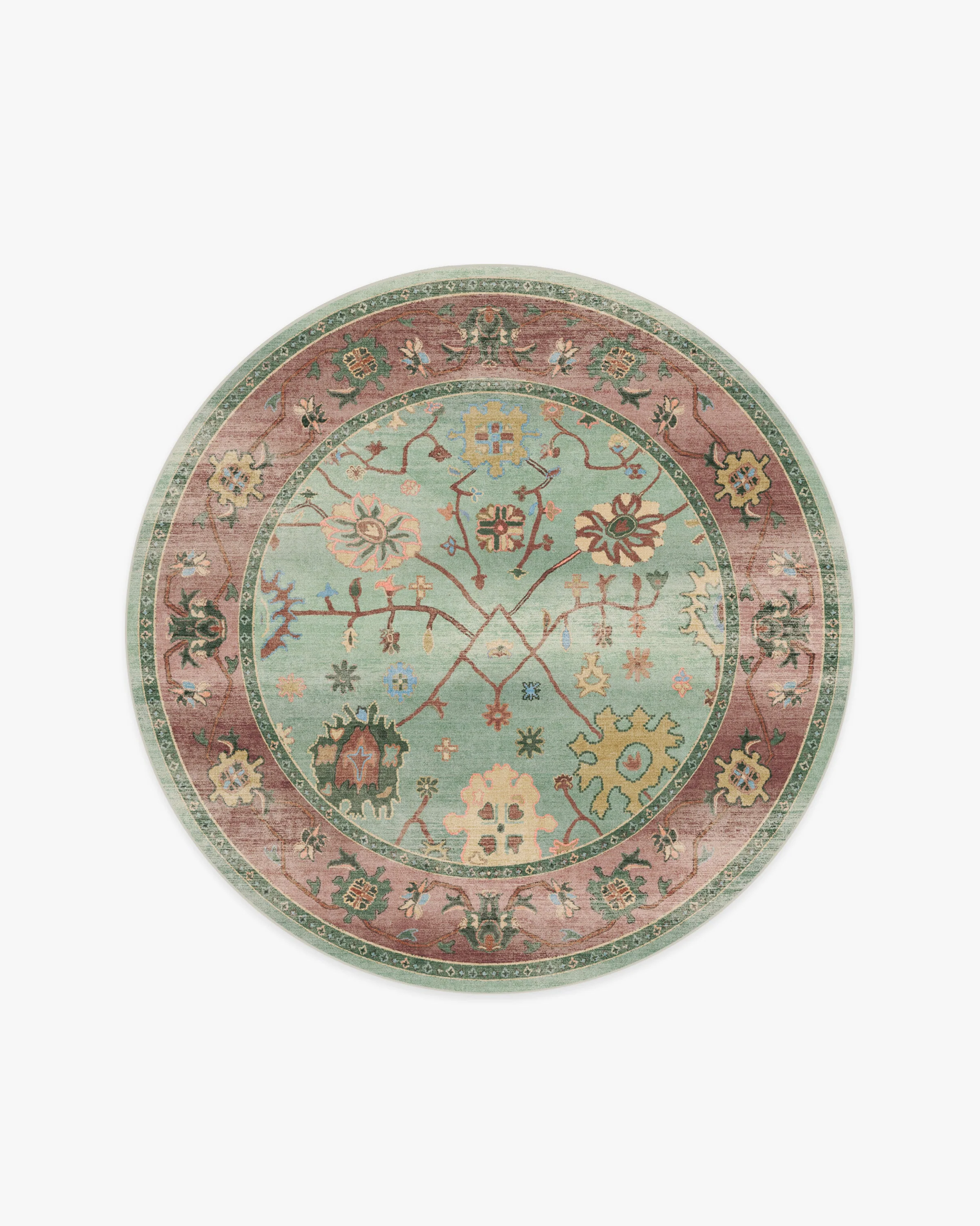 Jemima Sage and Rosewood Flatwoven Rug - Image 19