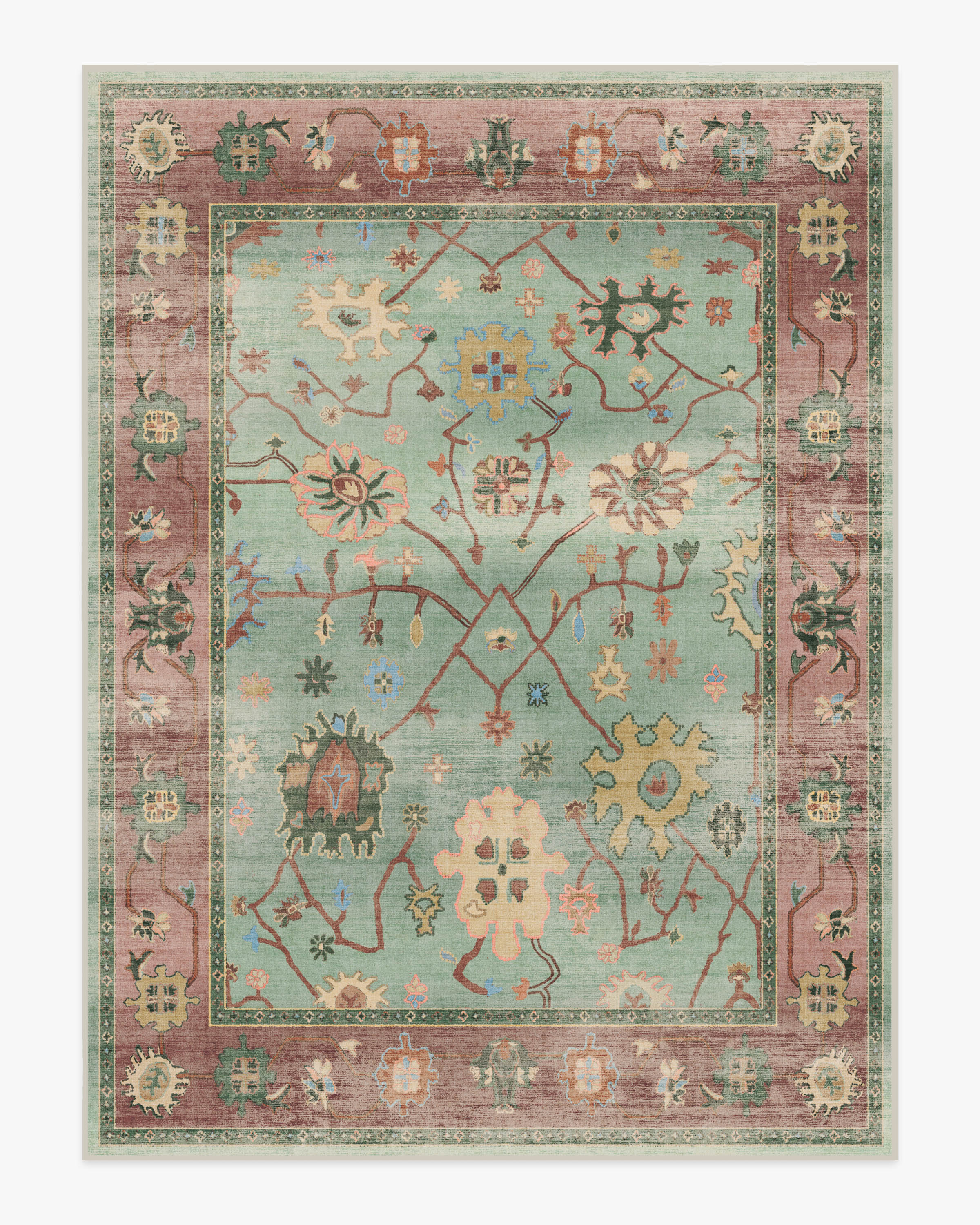 Jemima Sage and Rosewood Rug - Image 10