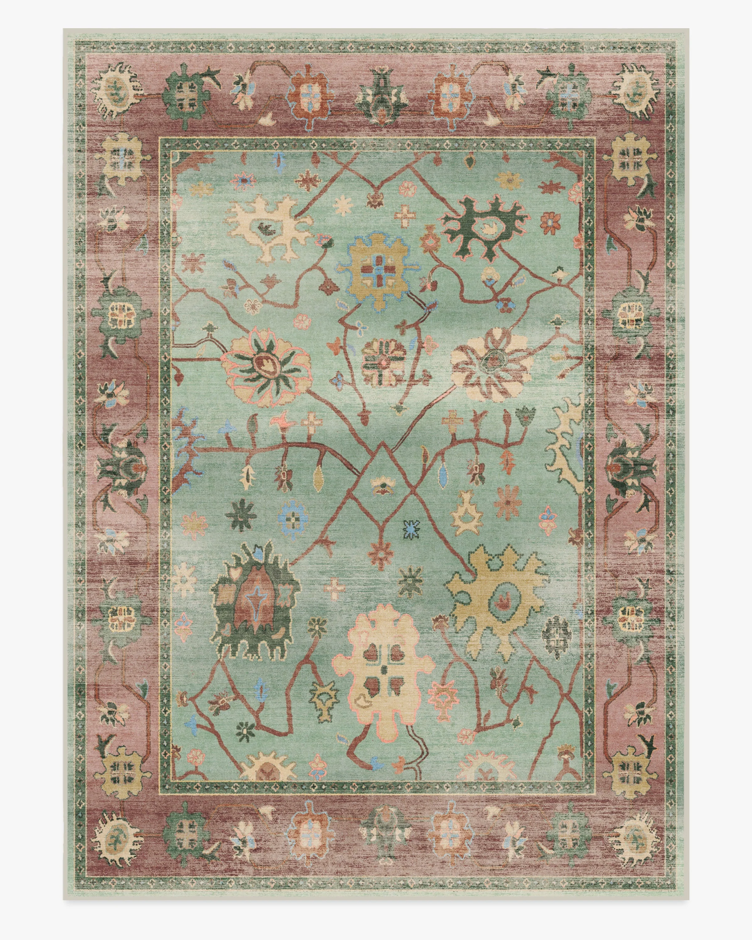 Jemima Sage and Rosewood Rug - Image 11