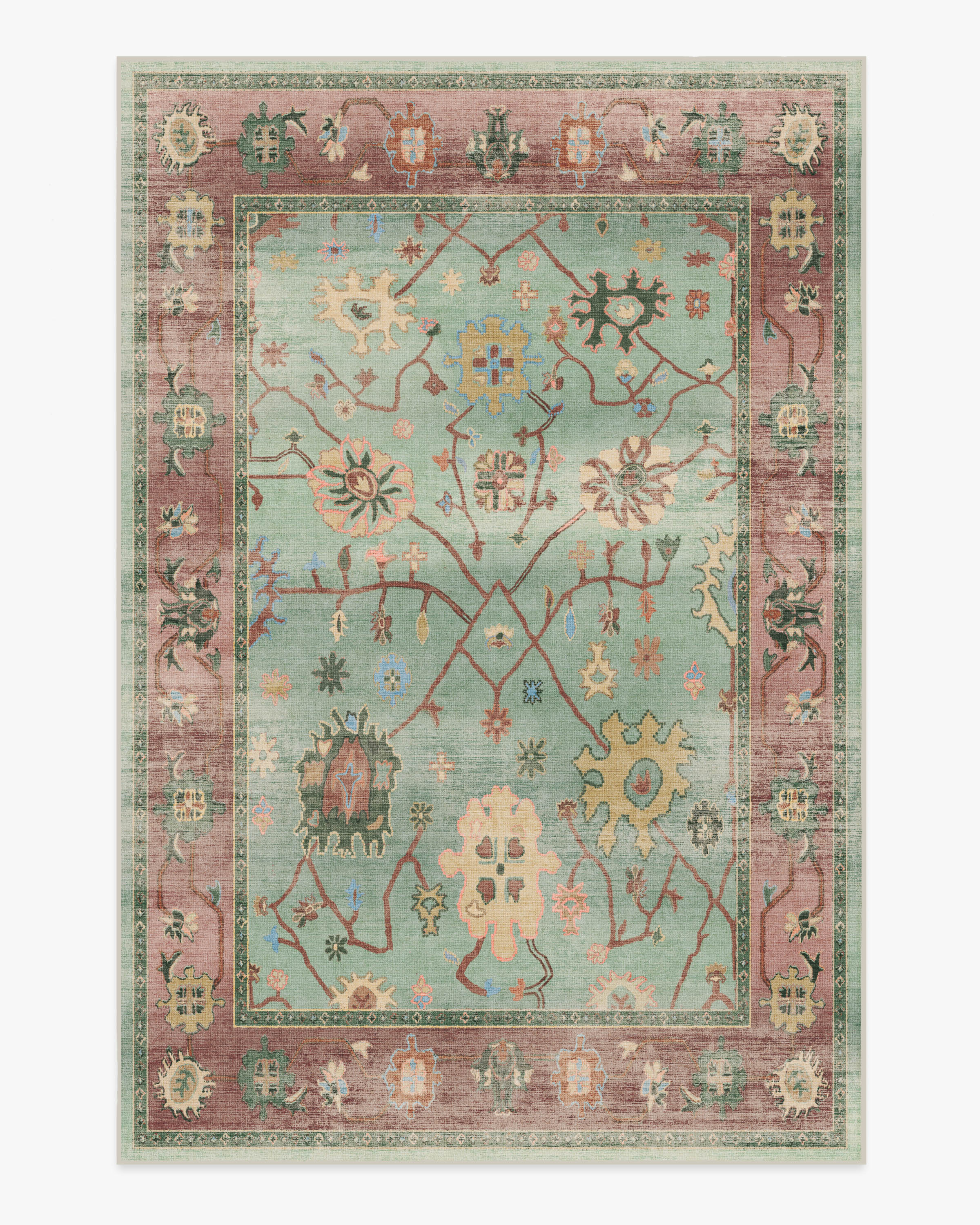 Jemima Sage and Rosewood Rug - Image 8