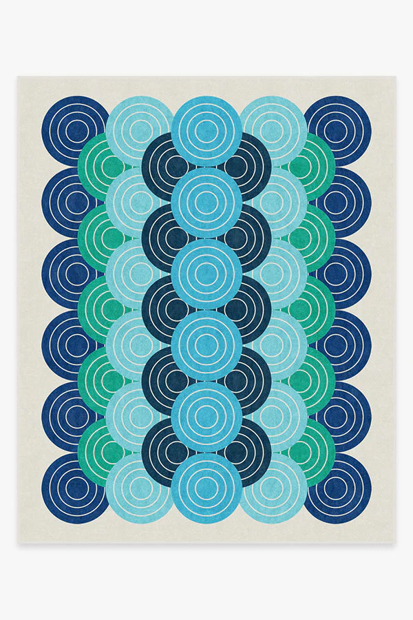 Biba Blue Green Rug by Jonathan Adler - Image 8