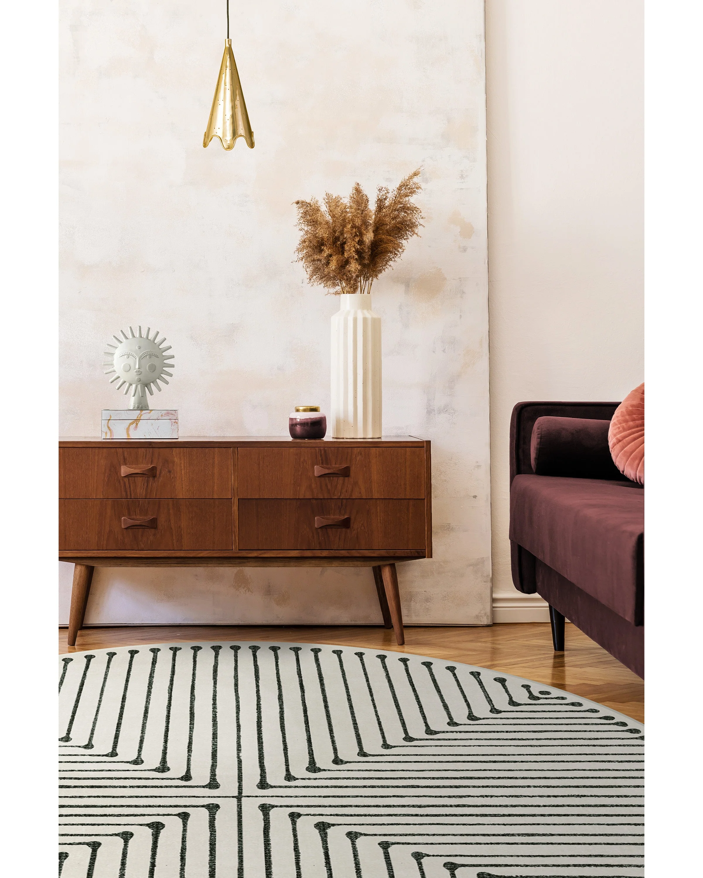 Inkdrop Black & Ivory Rug by Jonathan Adler - Image 20