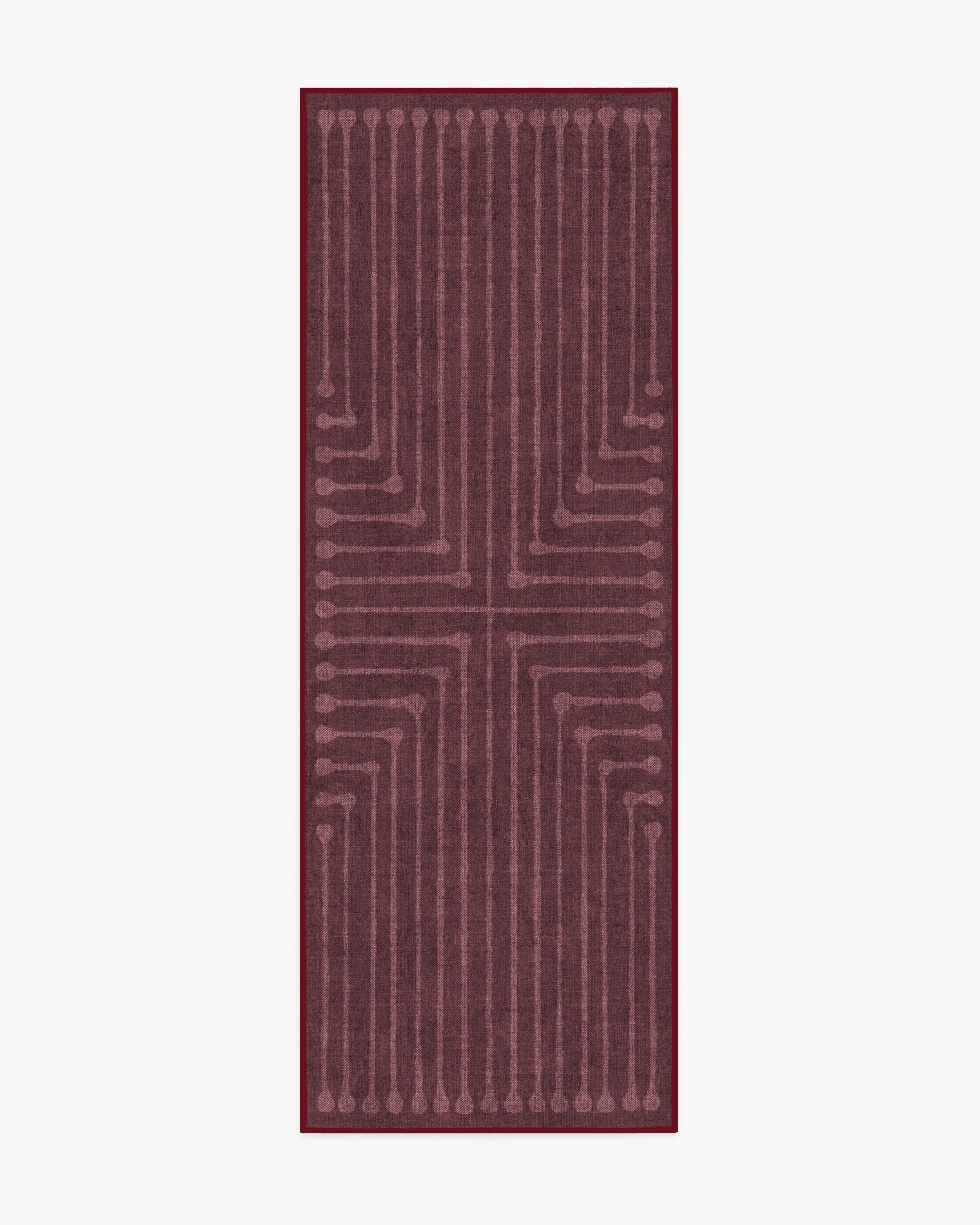 Inkdrop Burgundy Rug by Jonathan Adler - Image 7