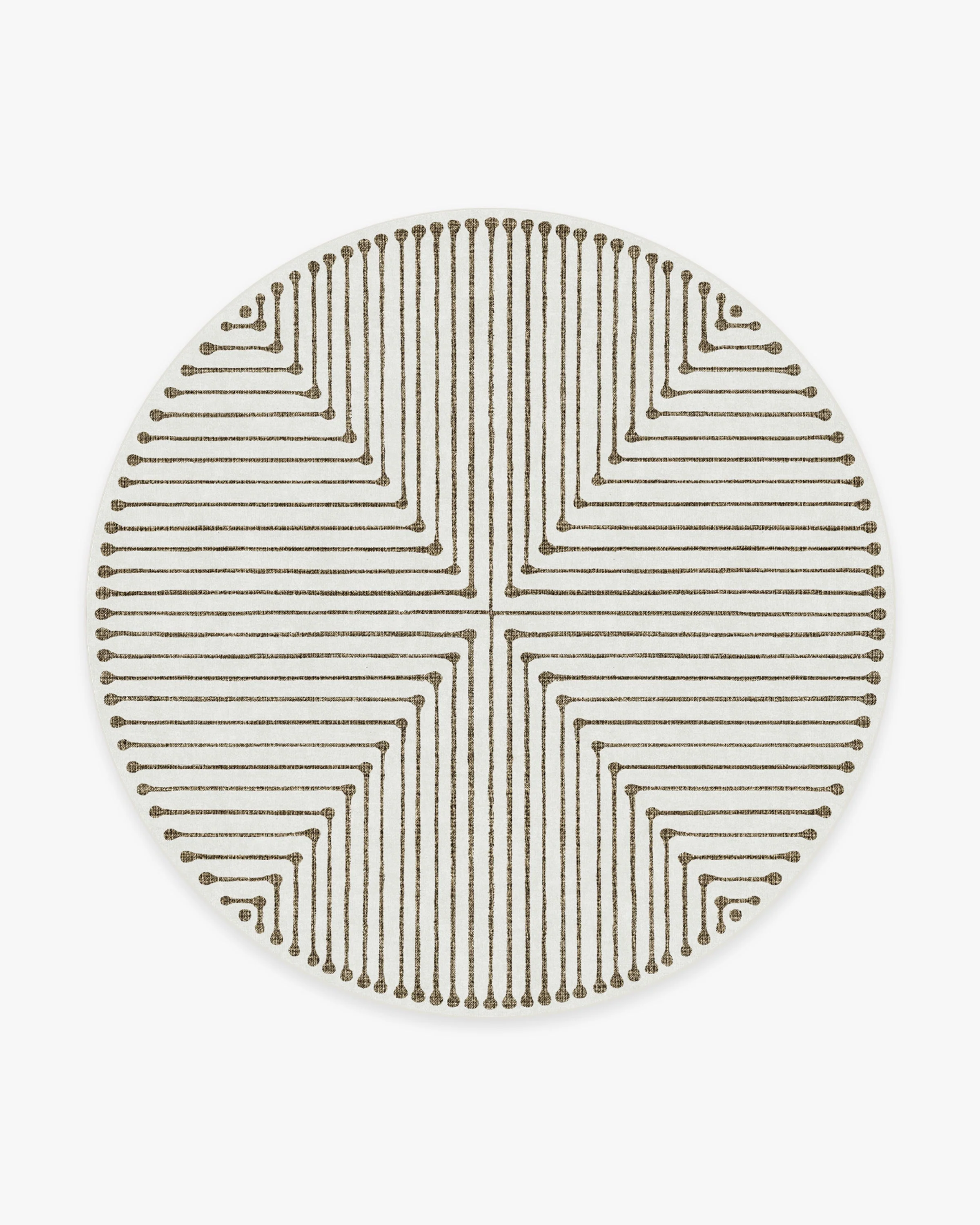 Inkdrop Camel & Ivory Flatwoven Rug by Jonathan Adler - Image 20