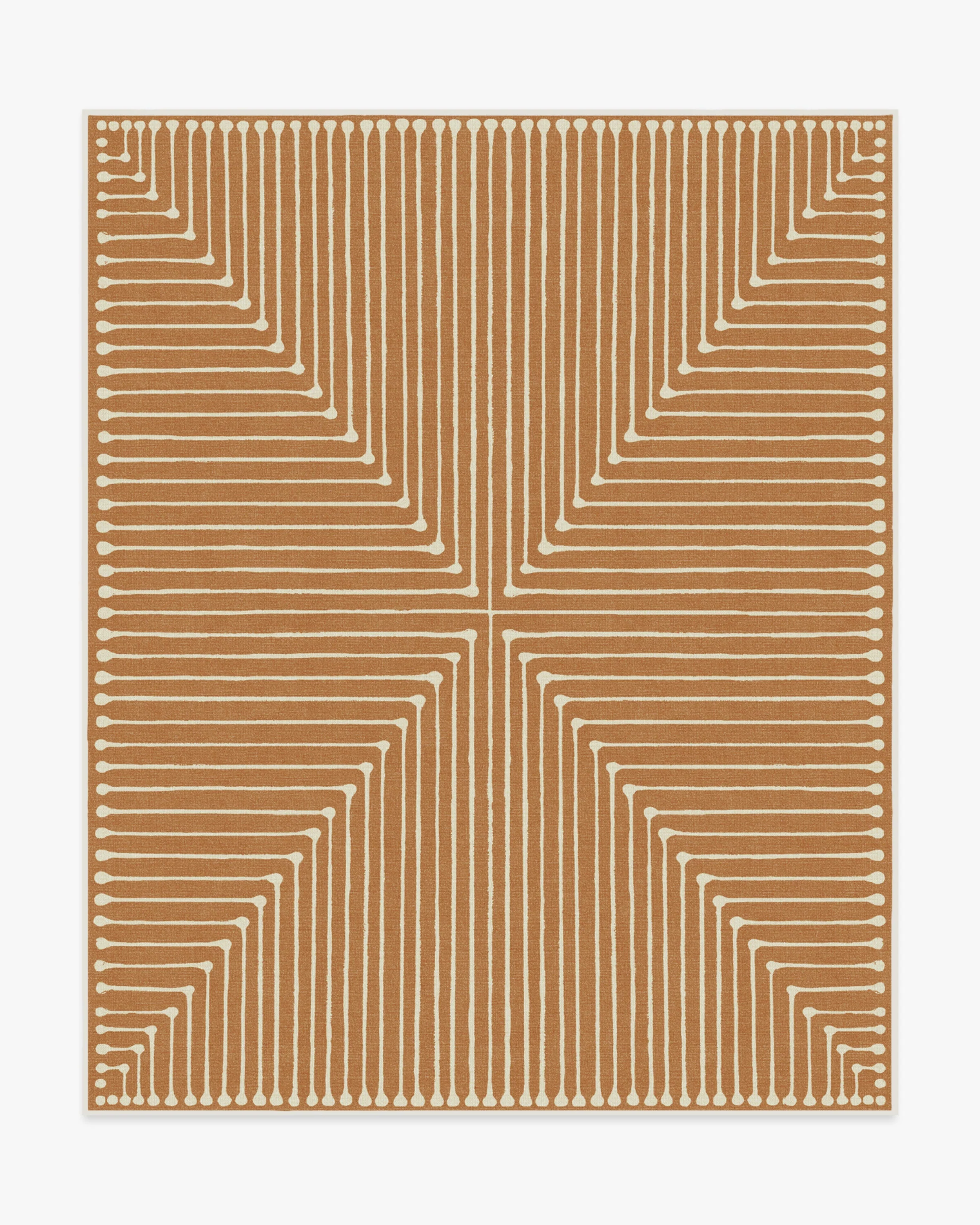 Inkdrop Copper Flatwoven Rug by Jonathan Adler - Image 16