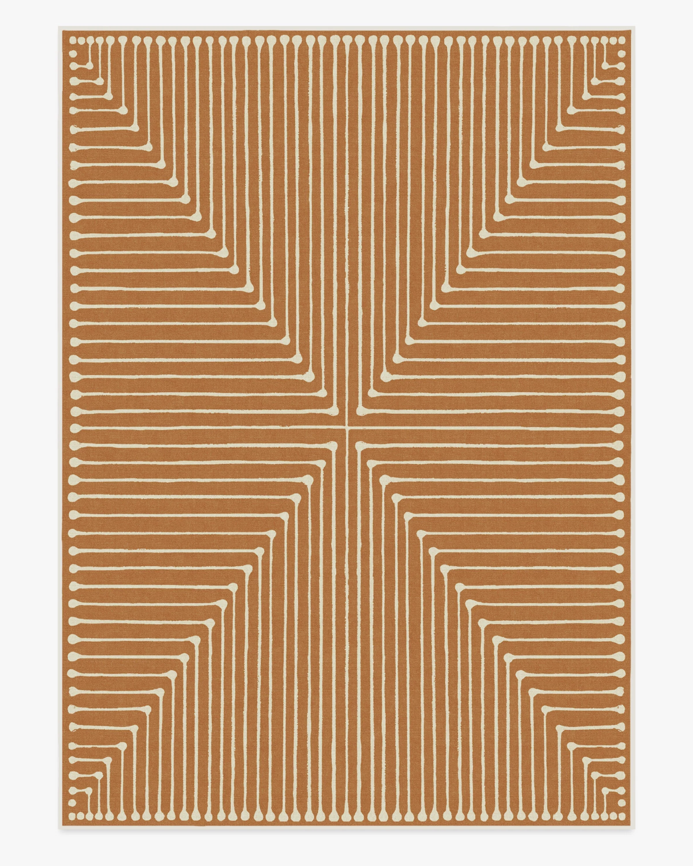 Inkdrop Copper Rug by Jonathan Adler - Image 14
