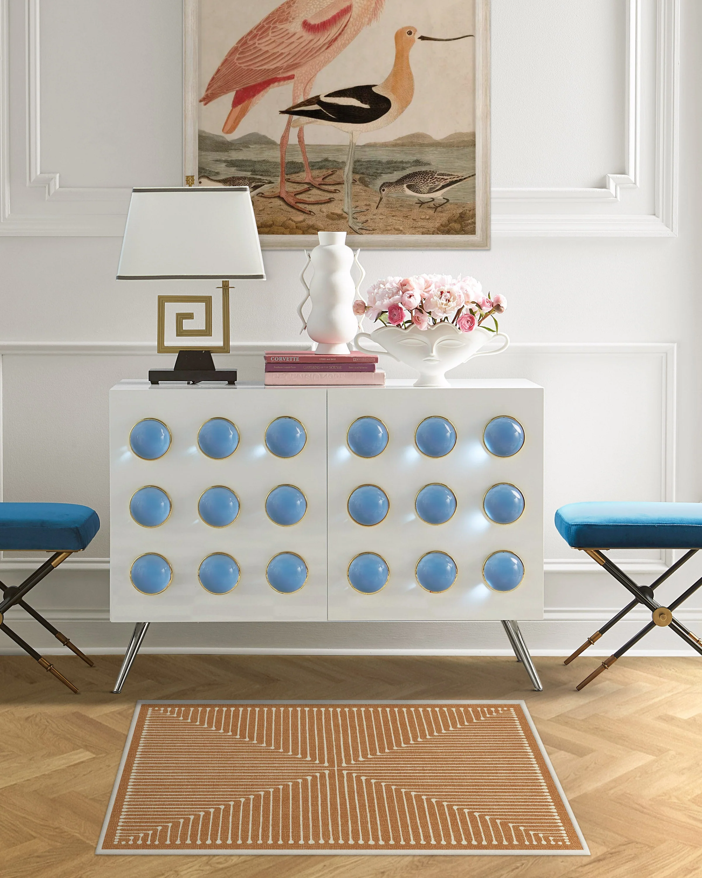 Inkdrop Copper Rug by Jonathan Adler - Image 18