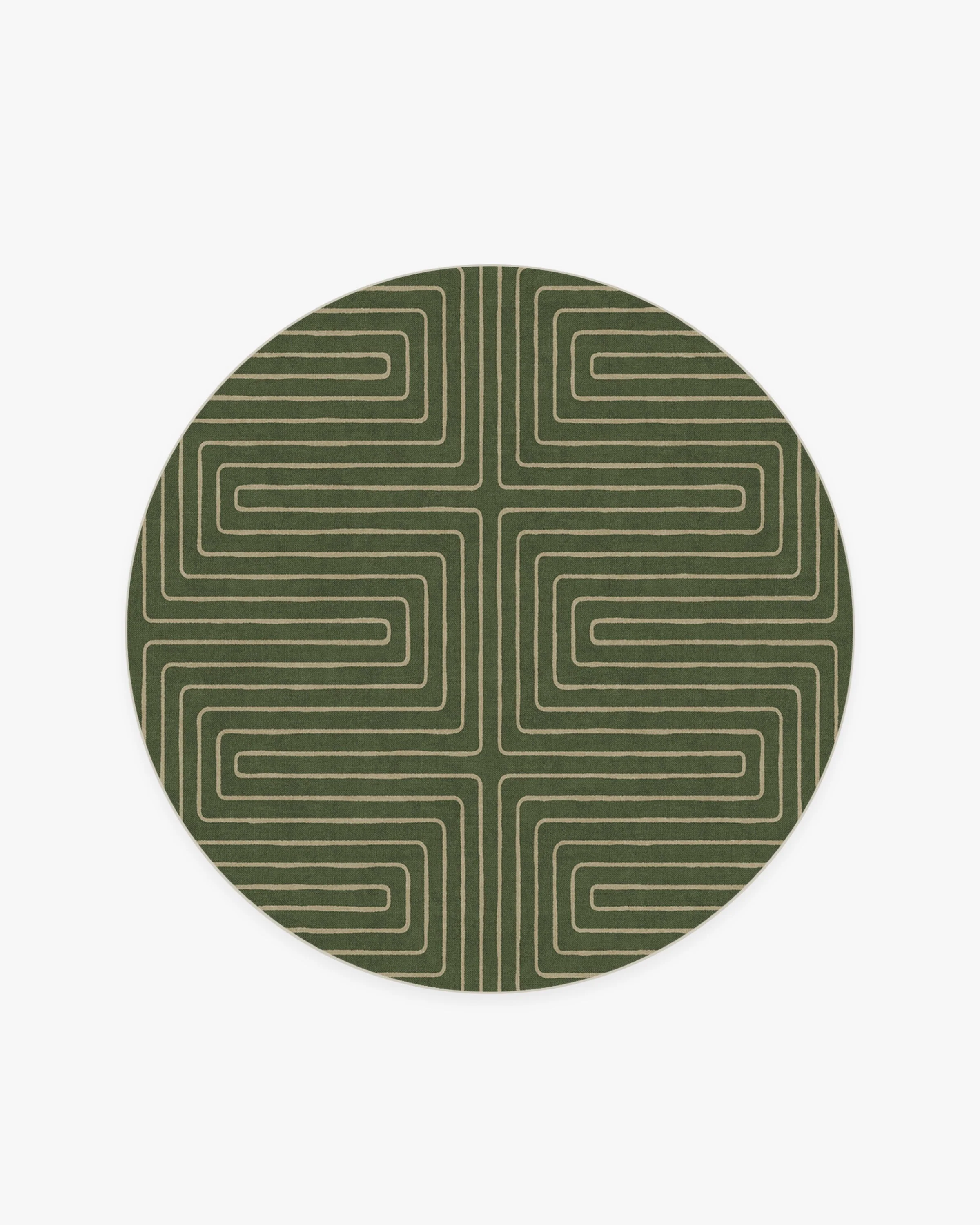 Labyrinth Fern Green Rug by Jonathan Adler - Image 11