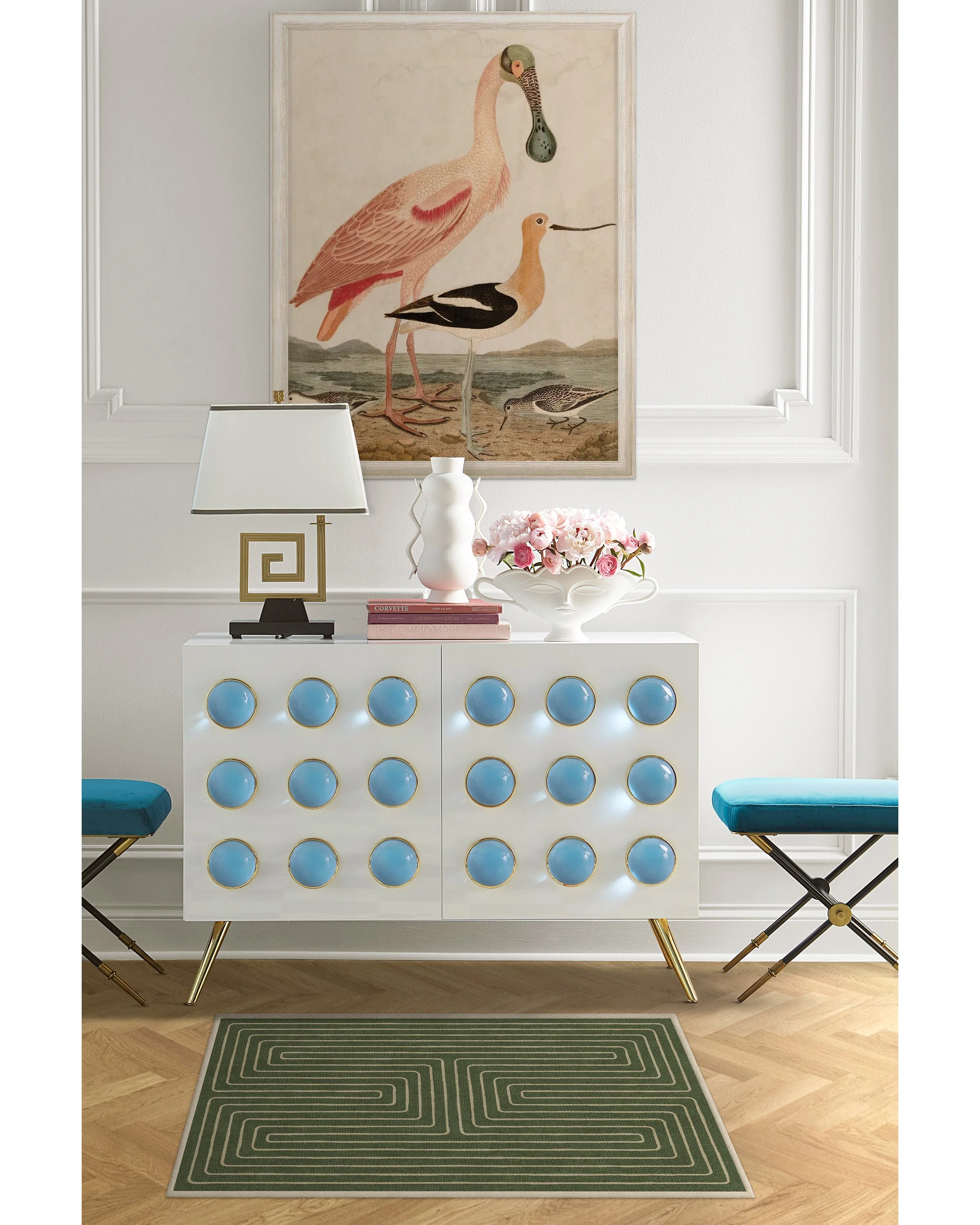 Labyrinth Fern Green Rug by Jonathan Adler - Image 18