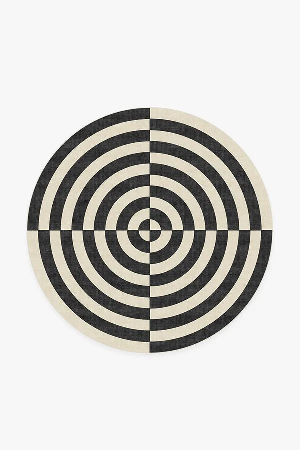 Op Art Charcoal Flatwoven Rug by Jonathan Adler - Image 18
