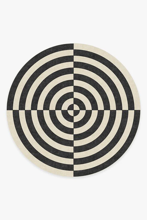 Op Art Charcoal Flatwoven Rug by Jonathan Adler - Image 19