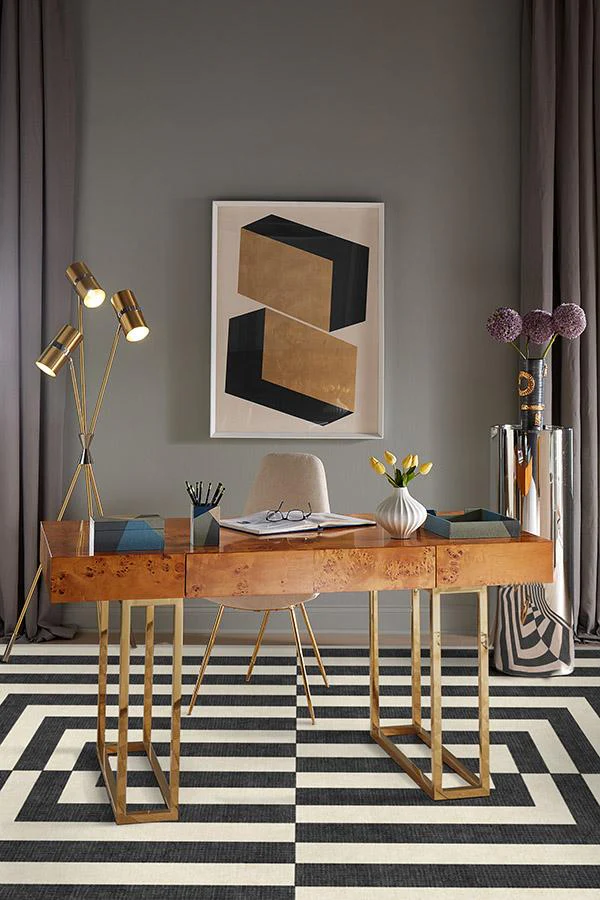 Op Art Charcoal Rug by Jonathan Adler - Image 15