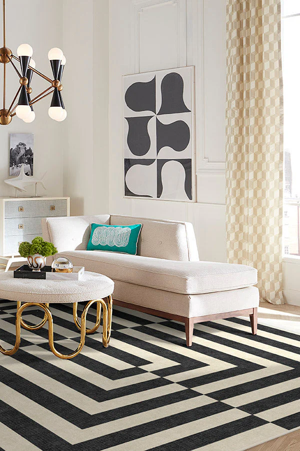 Op Art Charcoal Rug by Jonathan Adler - Image 19