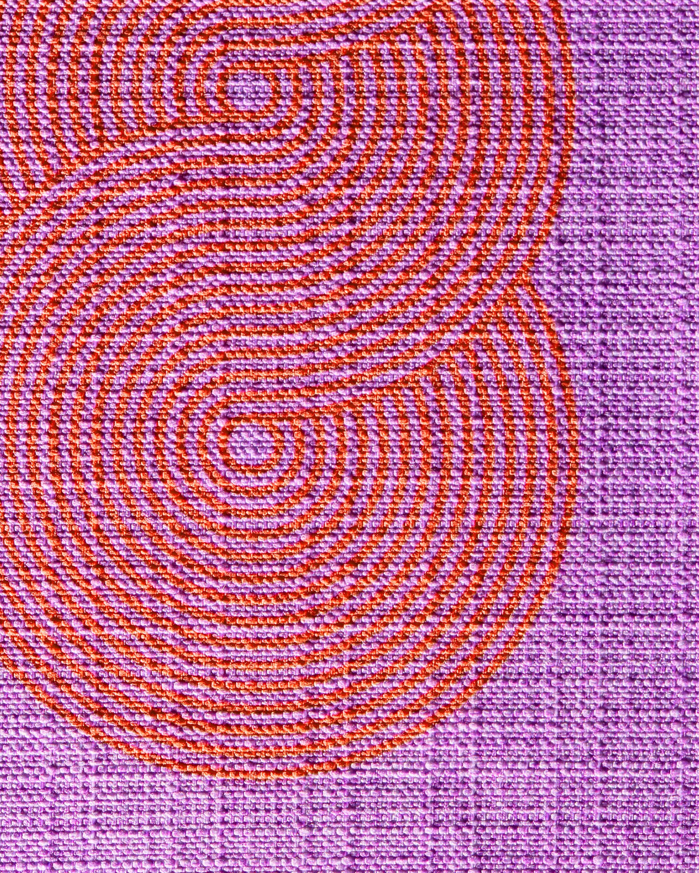 Pompidou Lavender & Red Woven Throw Pillow by Jonathan Adler - Image 5