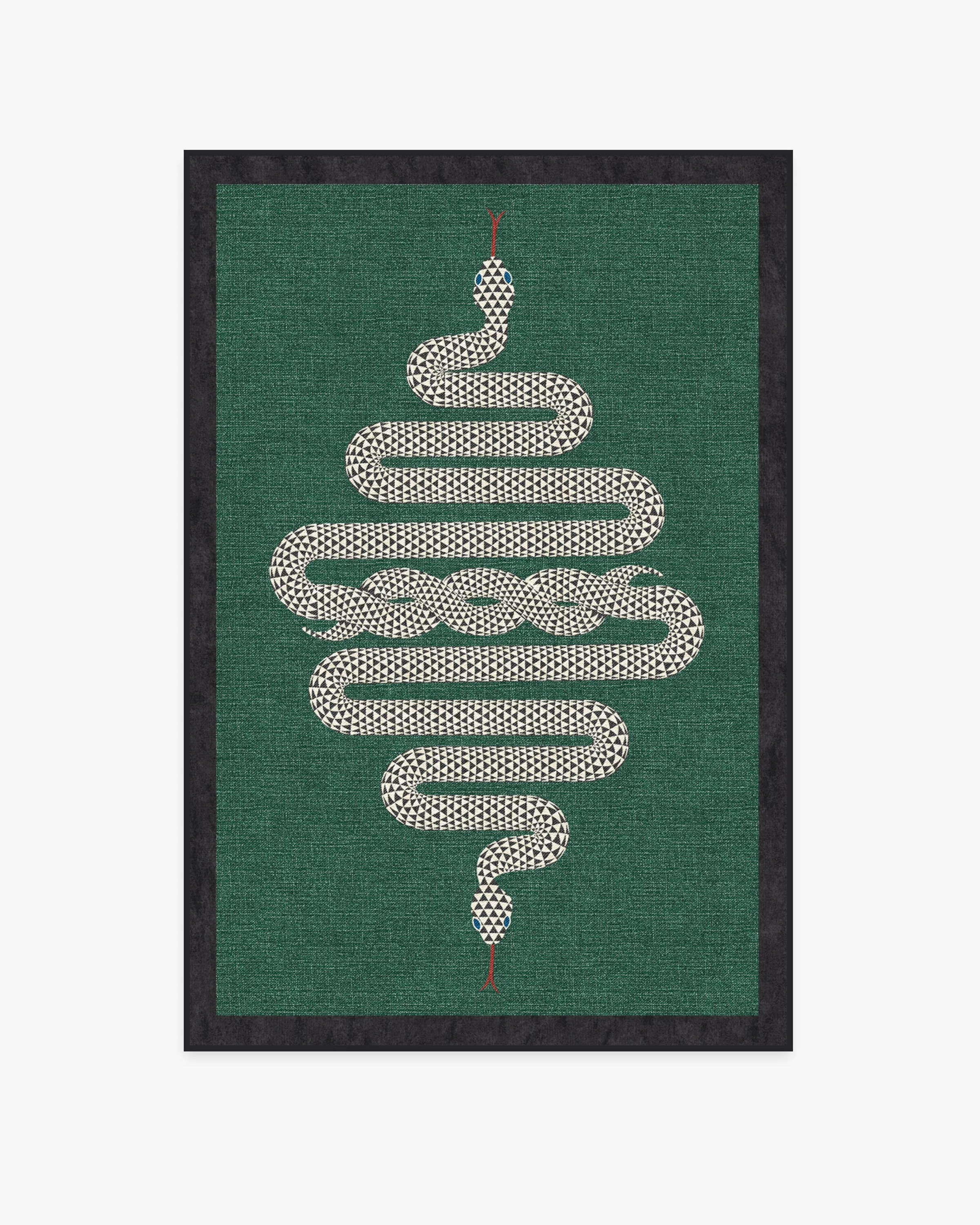 Venom Emerald Flatwoven Rug by Jonathan Adler - Image 14