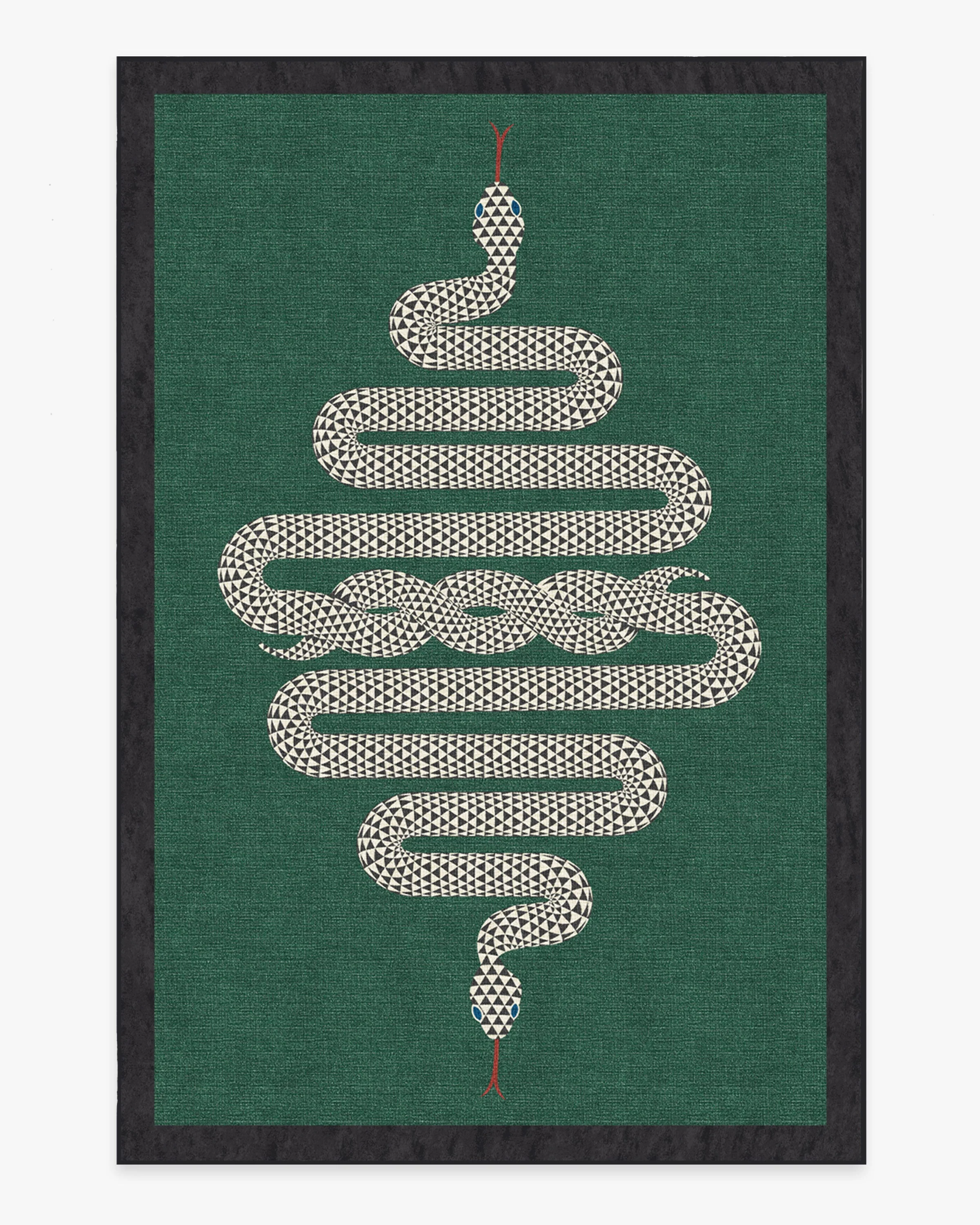 Venom Emerald Flatwoven Rug by Jonathan Adler - Image 15