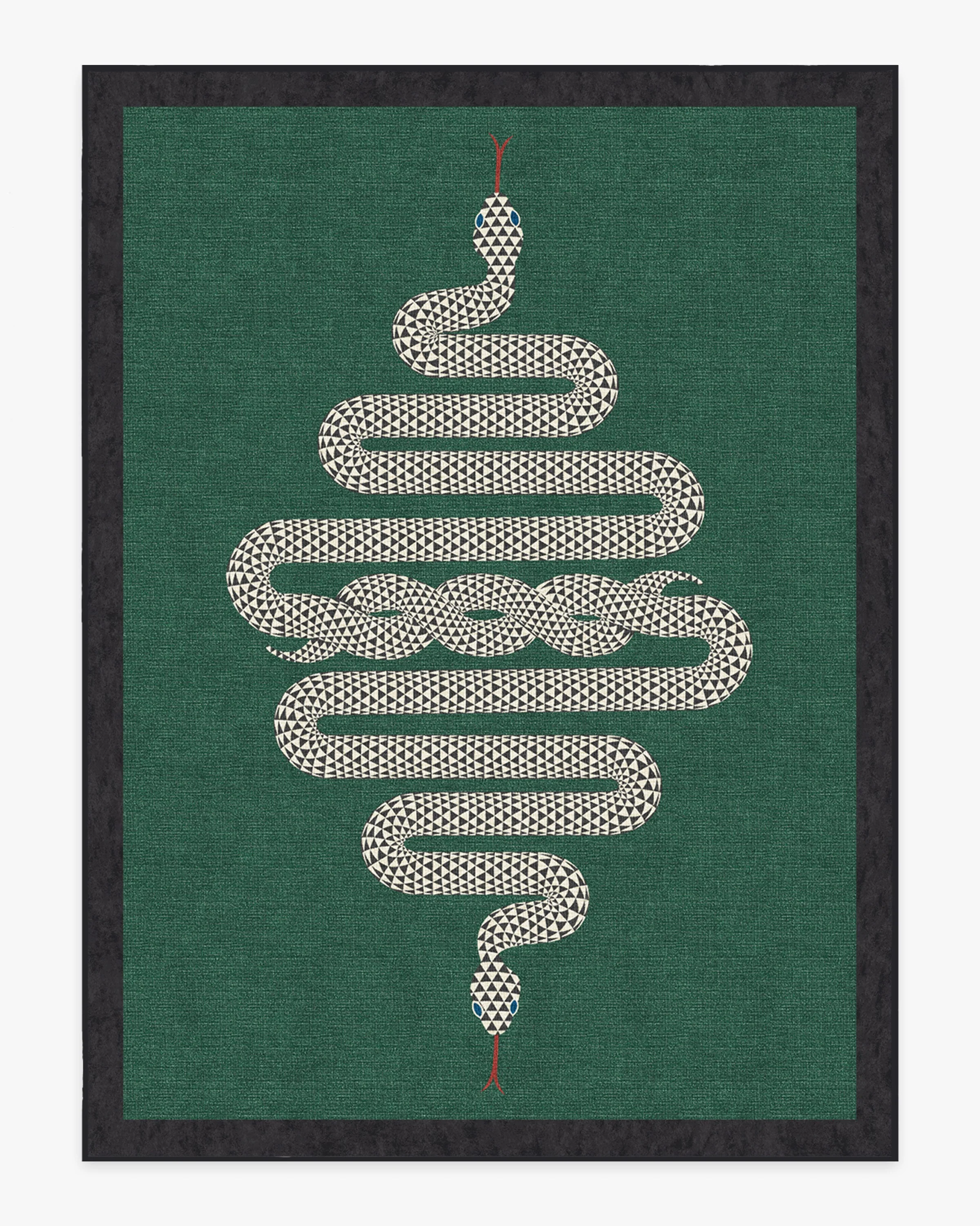 Venom Emerald Flatwoven Rug by Jonathan Adler - Image 17