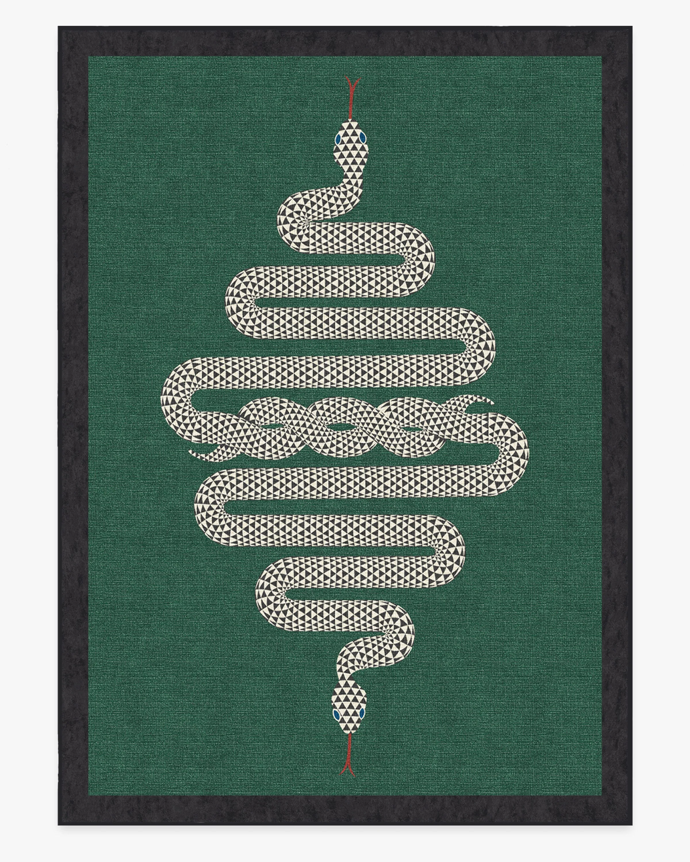 Venom Emerald Flatwoven Rug by Jonathan Adler - Image 18