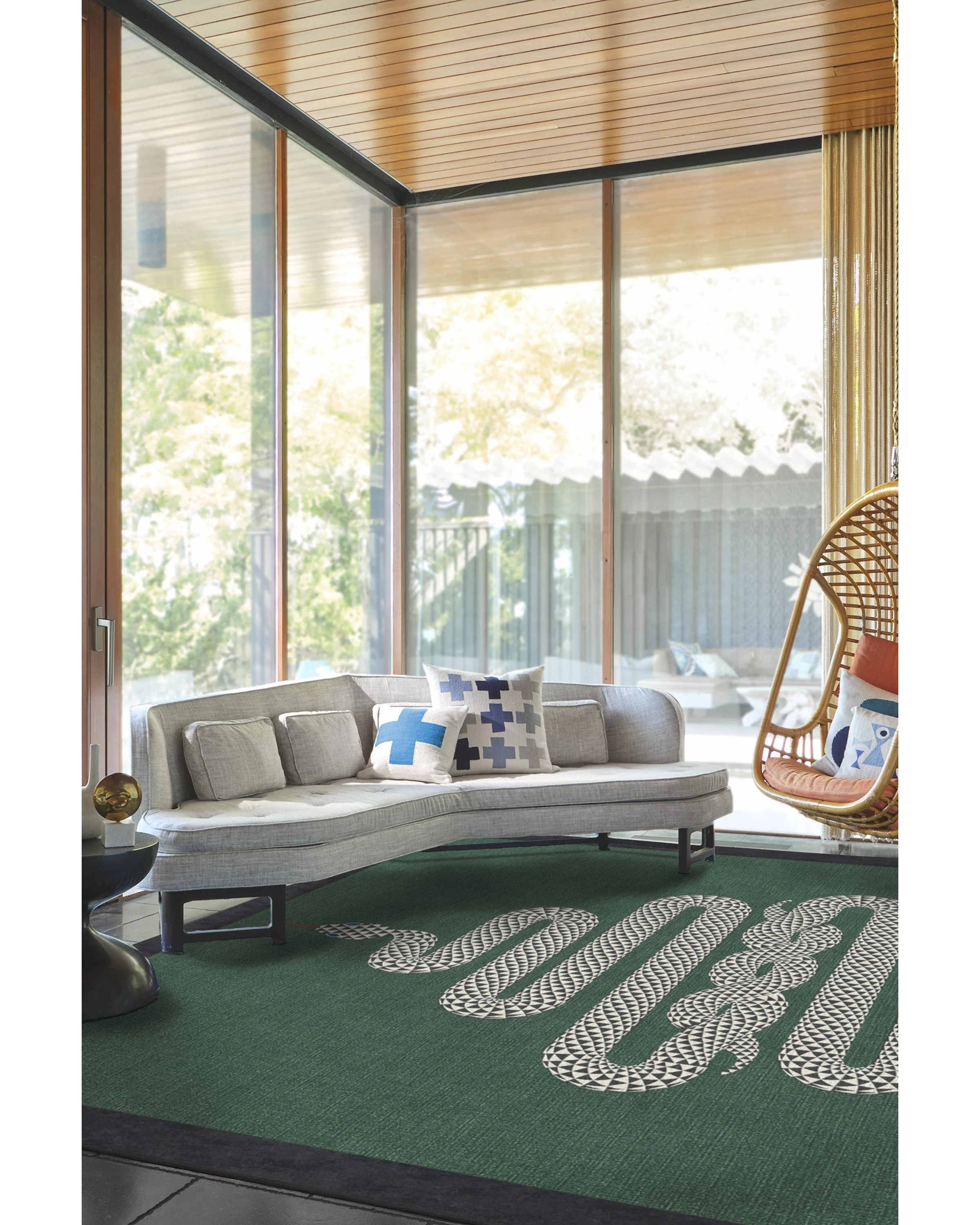 Venom Emerald Rug by Jonathan Adler - Image 21