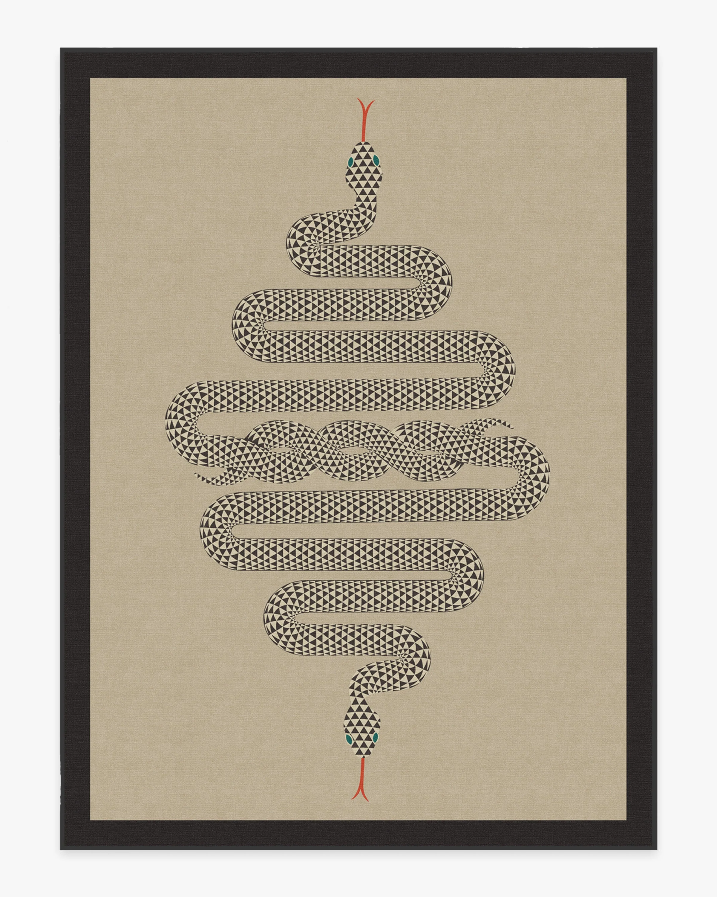 Venom Neutral Flatwoven Rug by Jonathan Adler - Image 17