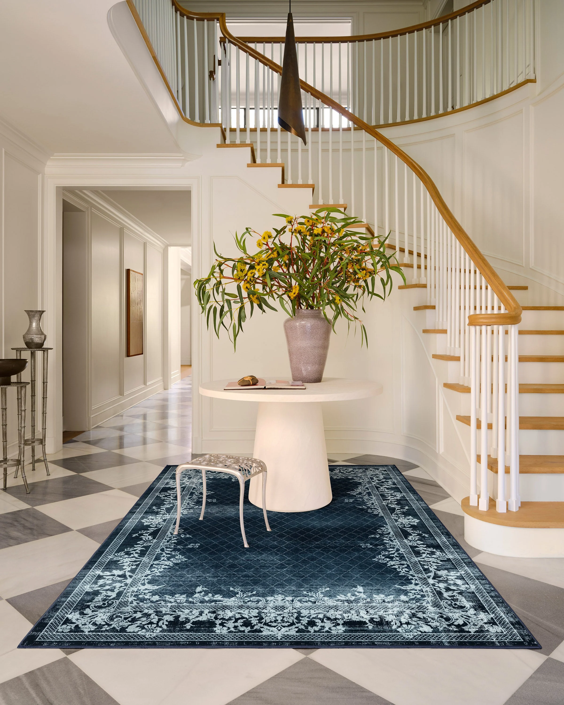 Juliet Navy Rug - Image 7