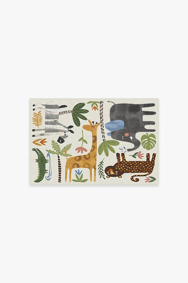 Jungle Safari Multicolor Rug - Image 2