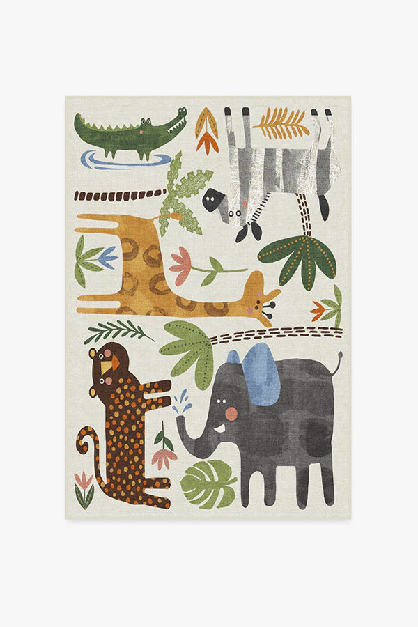 Jungle Safari Multicolor Rug - Image 6