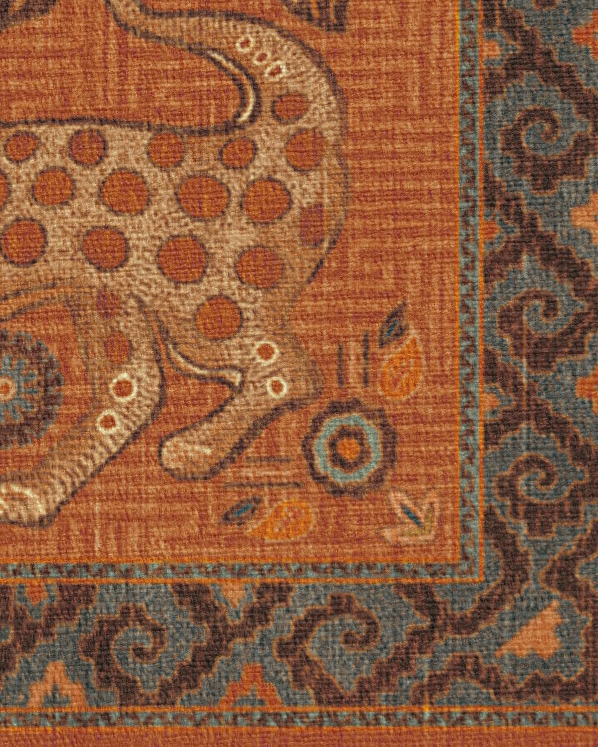 Eartha Terracotta Flatwoven Rug by Justina Blakeney - Image 2