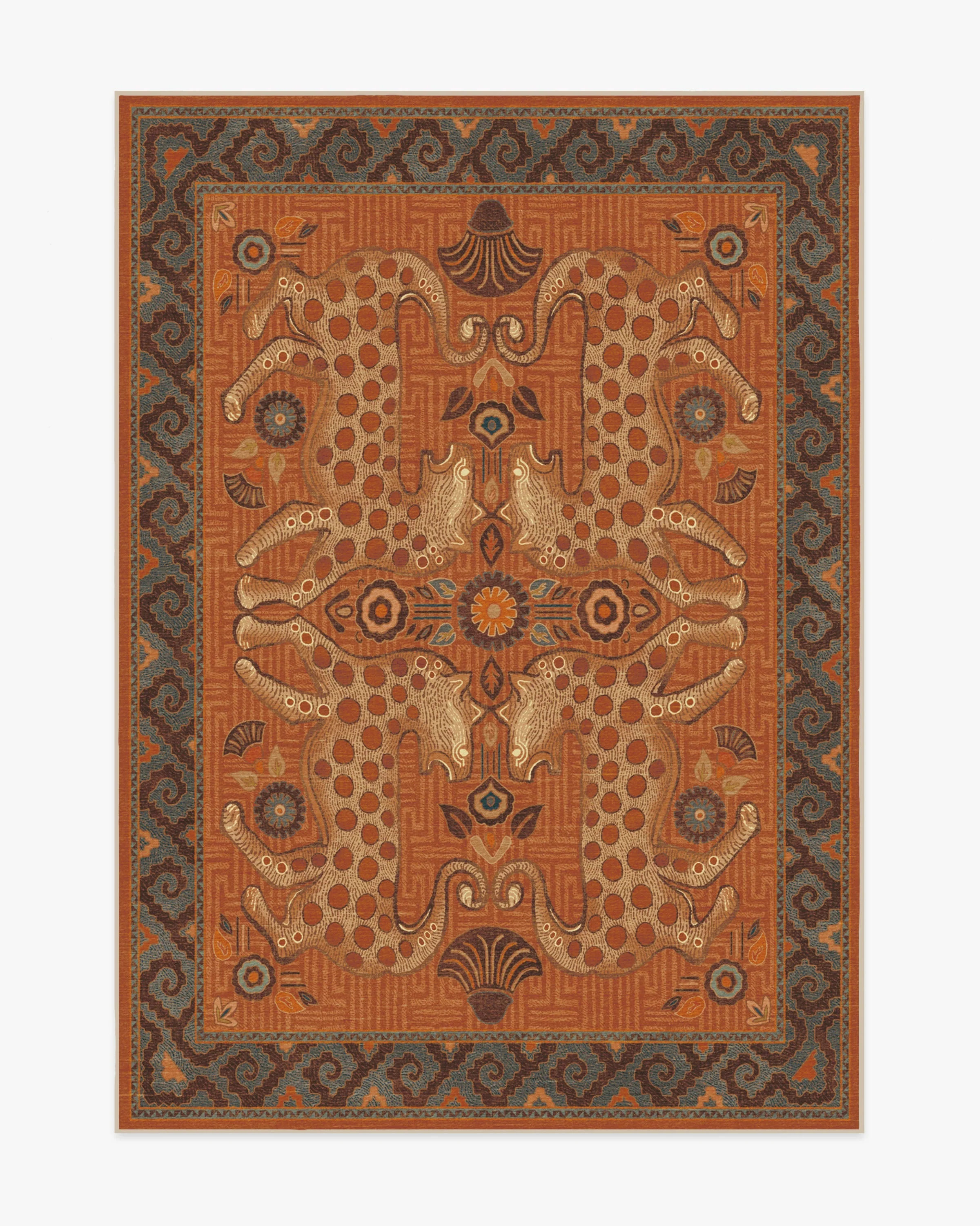 Eartha Terracotta Rug by Justina Blakeney