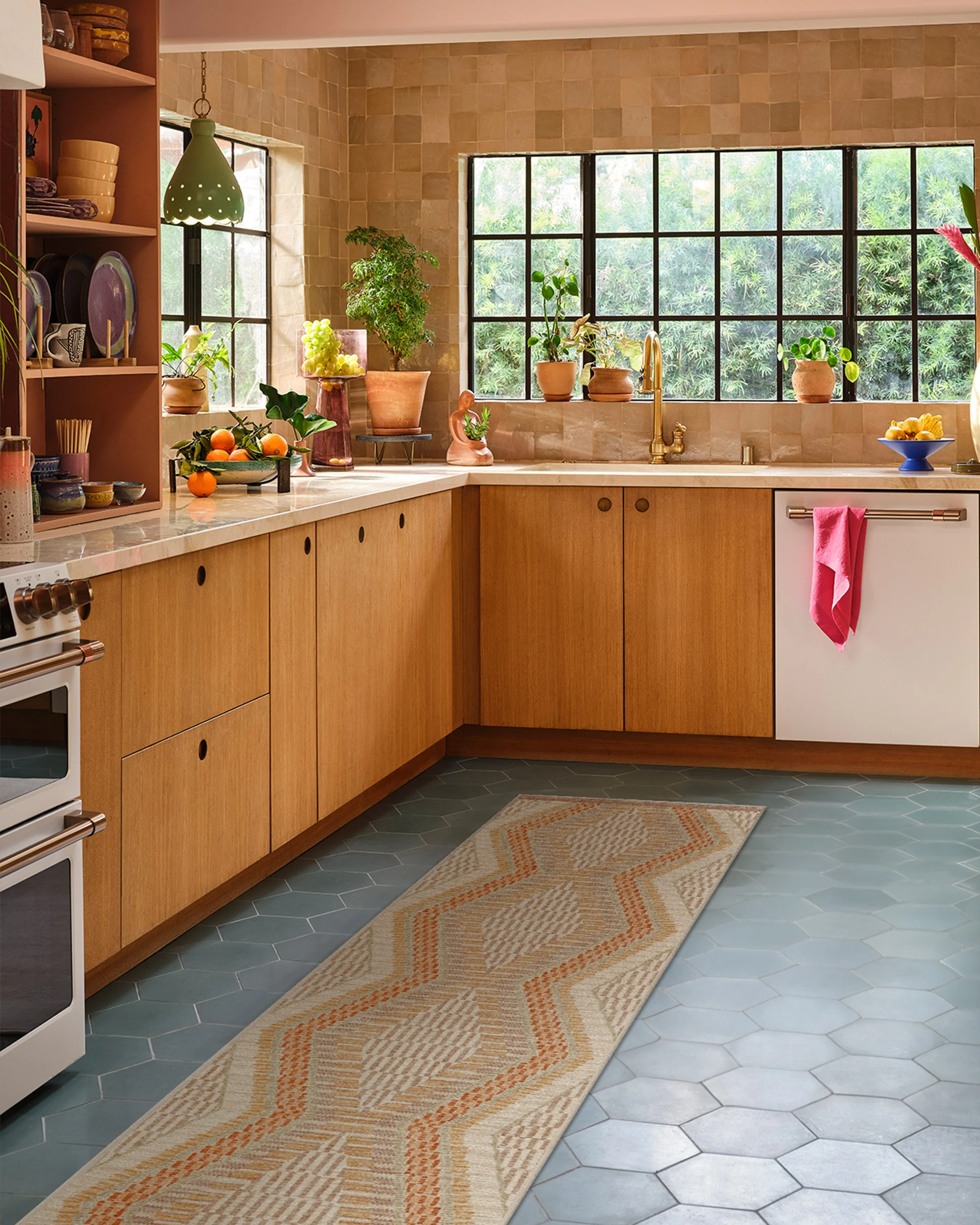 Etta Natural & Terra Flatwoven Rug by Justina Blakeney - Image 4