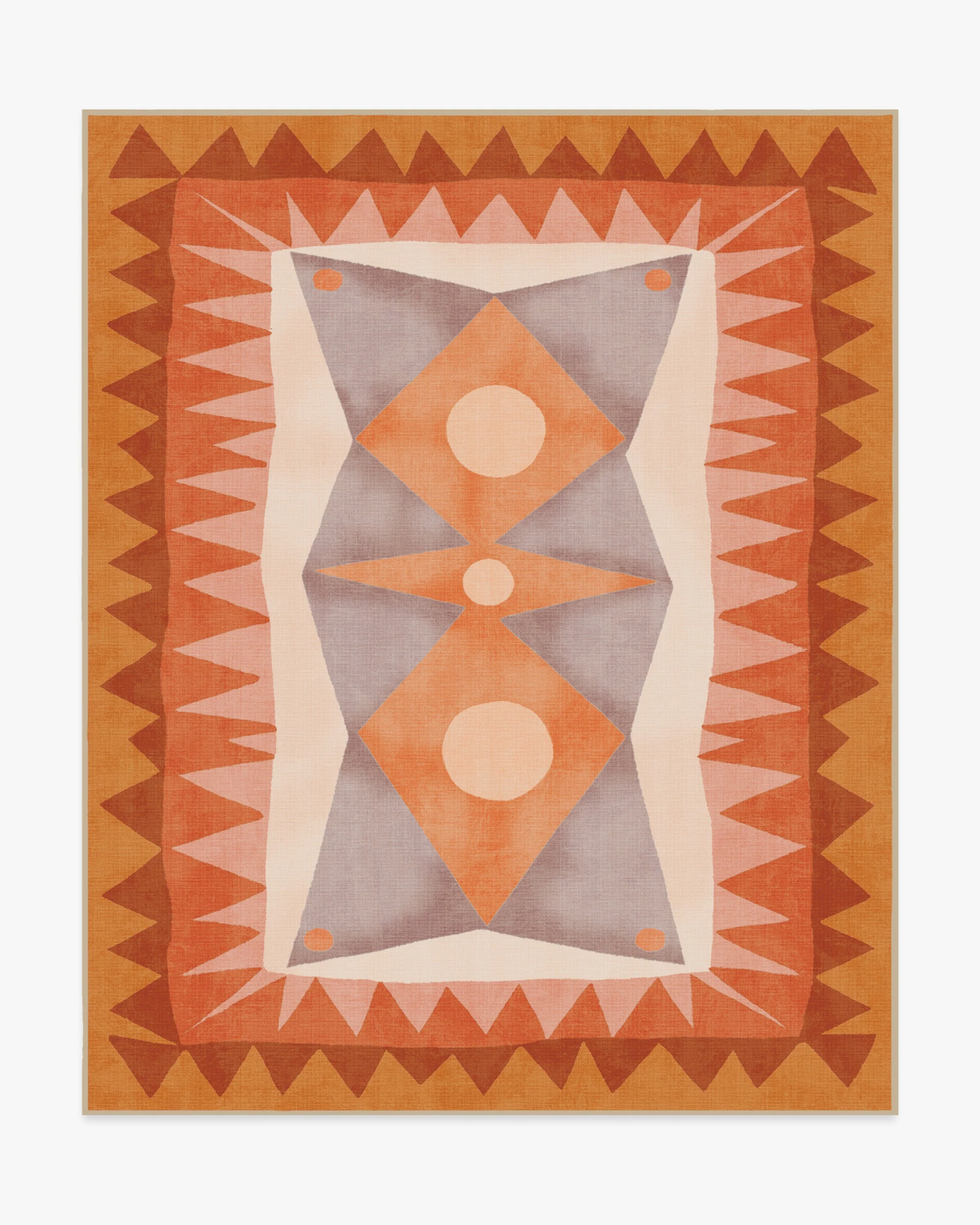 Hilma Papaya Outdoor Rug by Justina Blakeney - Image 11