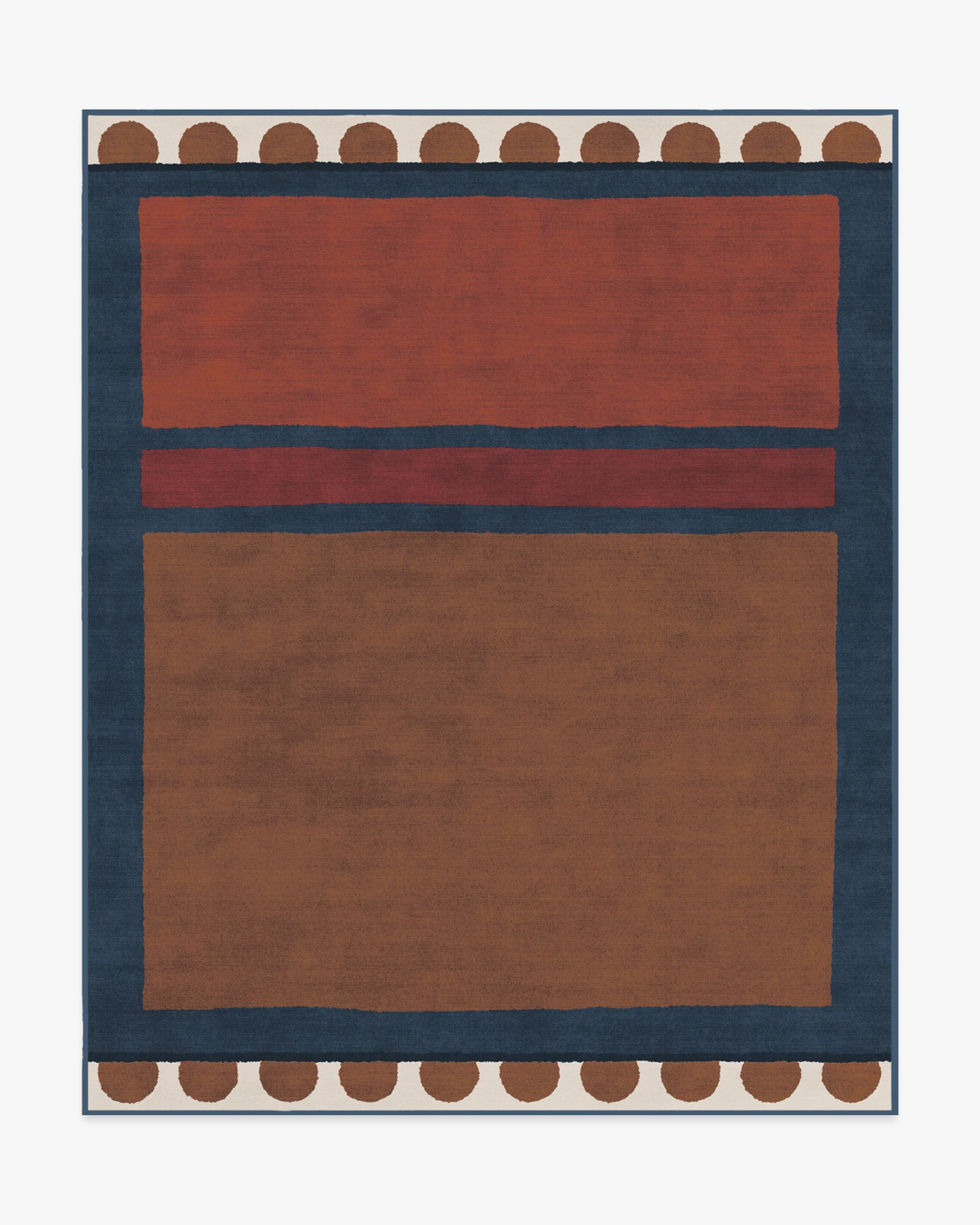 Nina Indigo & Rust Flatwoven Rug by Justina Blakeney - Image 16