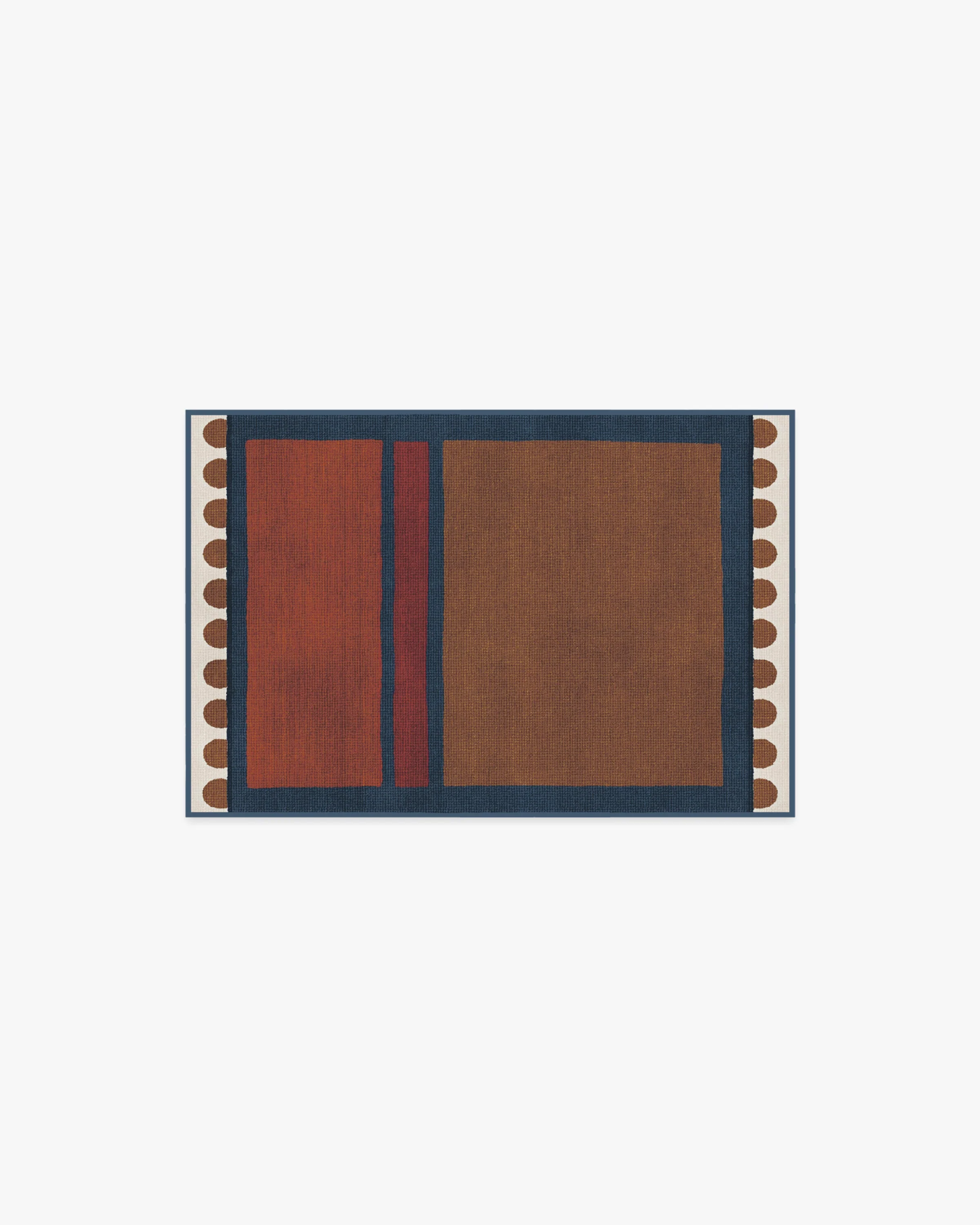 Nina Indigo & Rust Flatwoven Rug by Justina Blakeney - Image 9